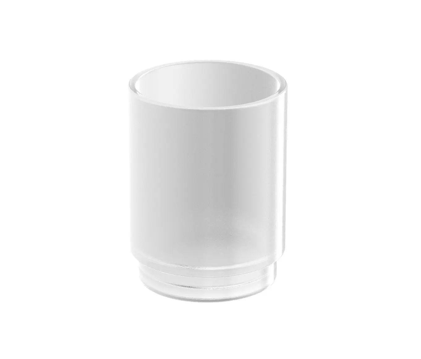Vigour - Replacement brush glass bowl white satin-finish