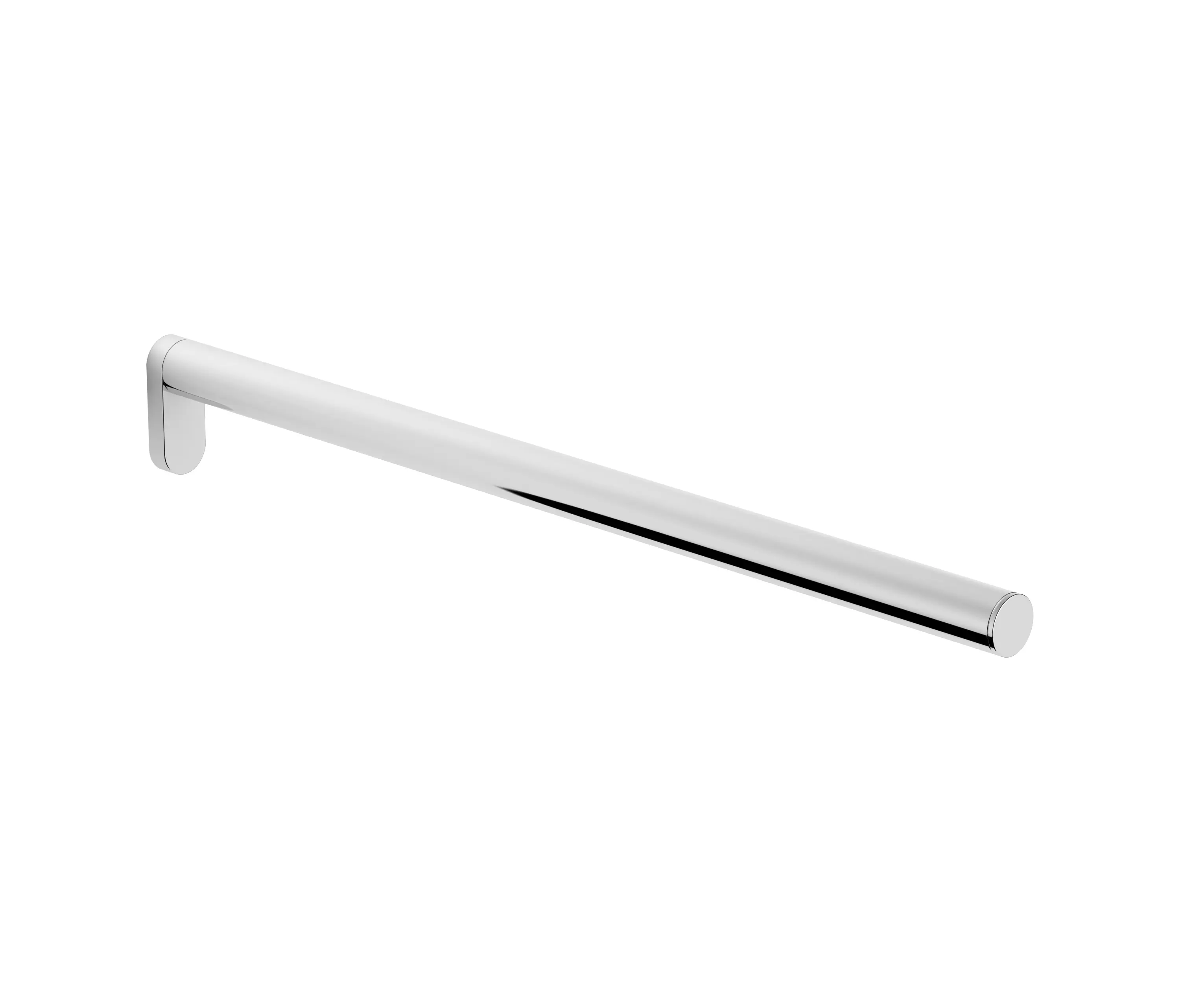 Vigour - Hand towel rail white 1-arm fixed chrome-plated
