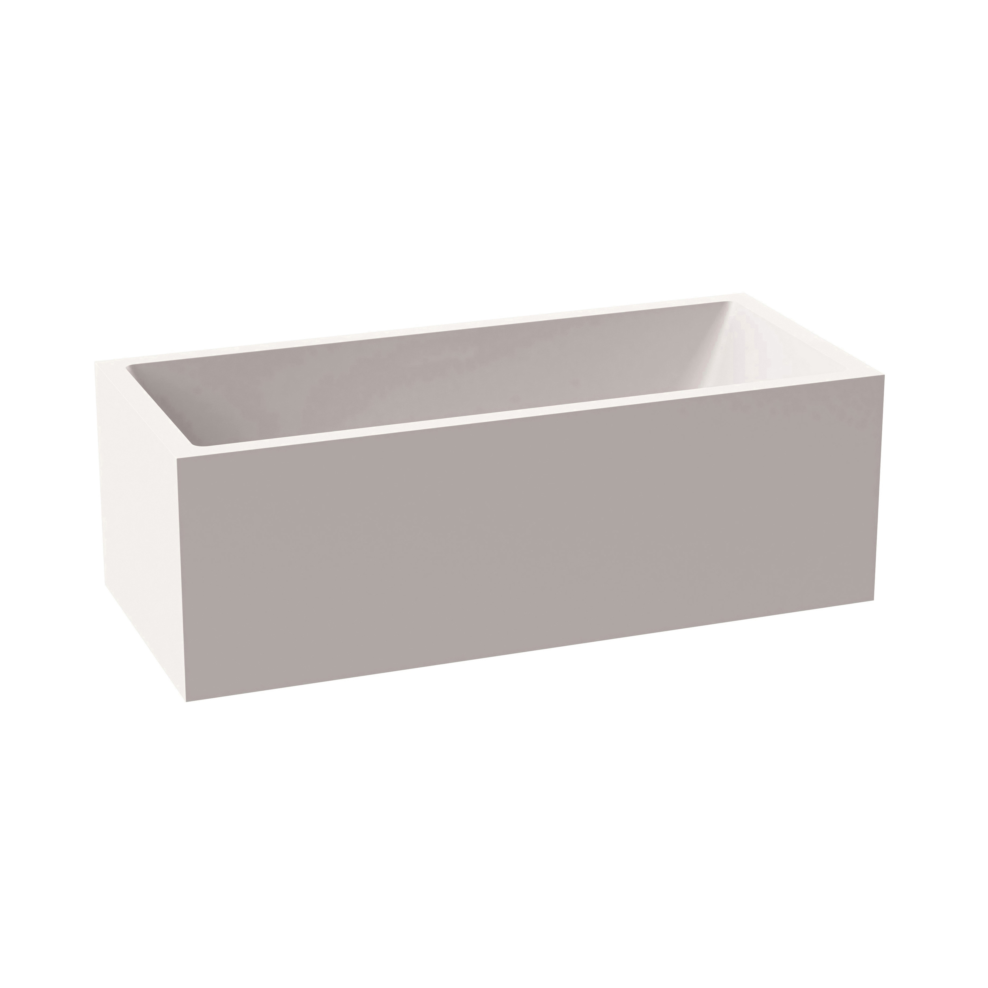 Display product Bath in solid surface white free-standing matt white from manufacturer Vigour