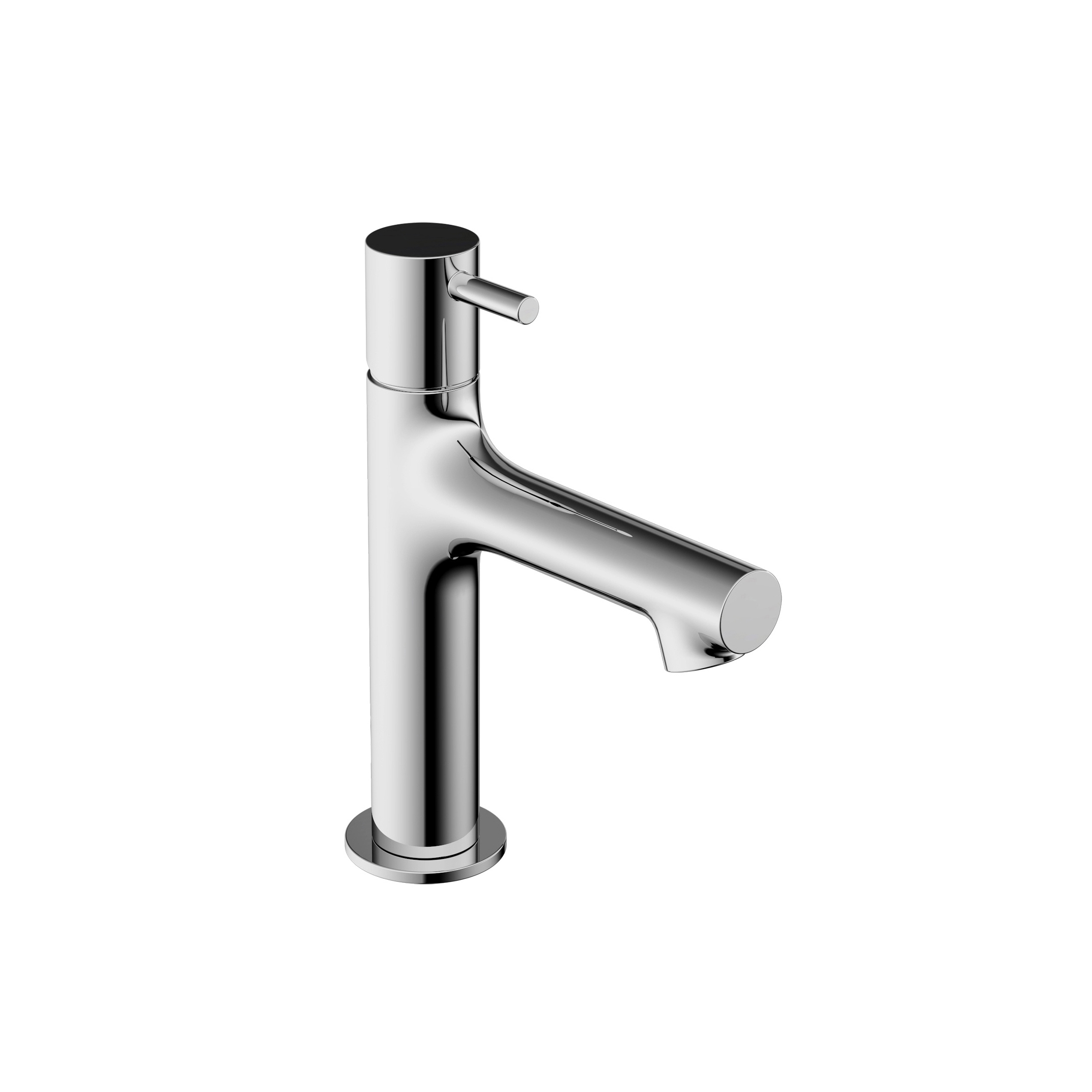 Mostra il prodotto Single-lever basin mixer white Piccolo without chrome-plated drain del produttore Vigour