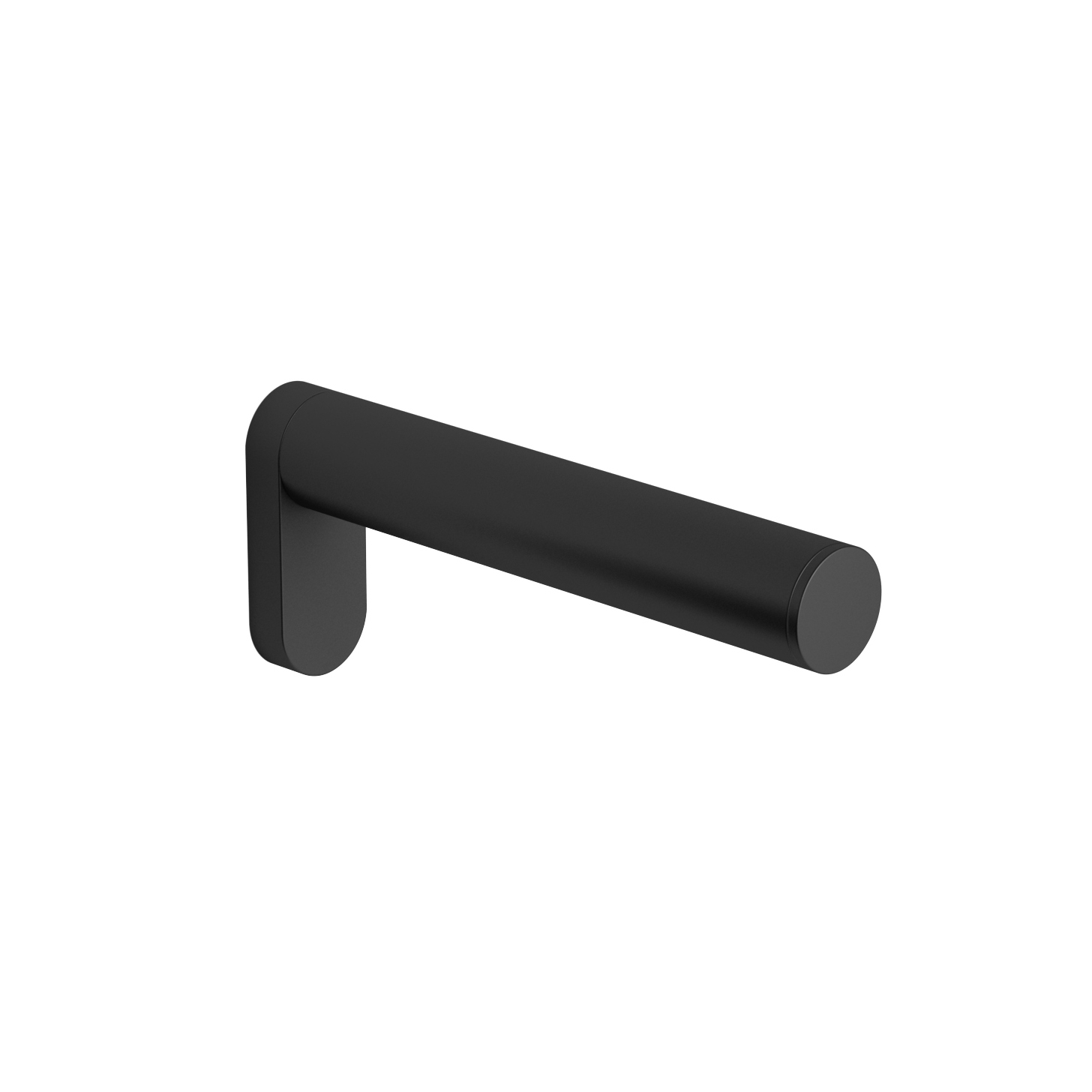 Spare toilet roll holder white black