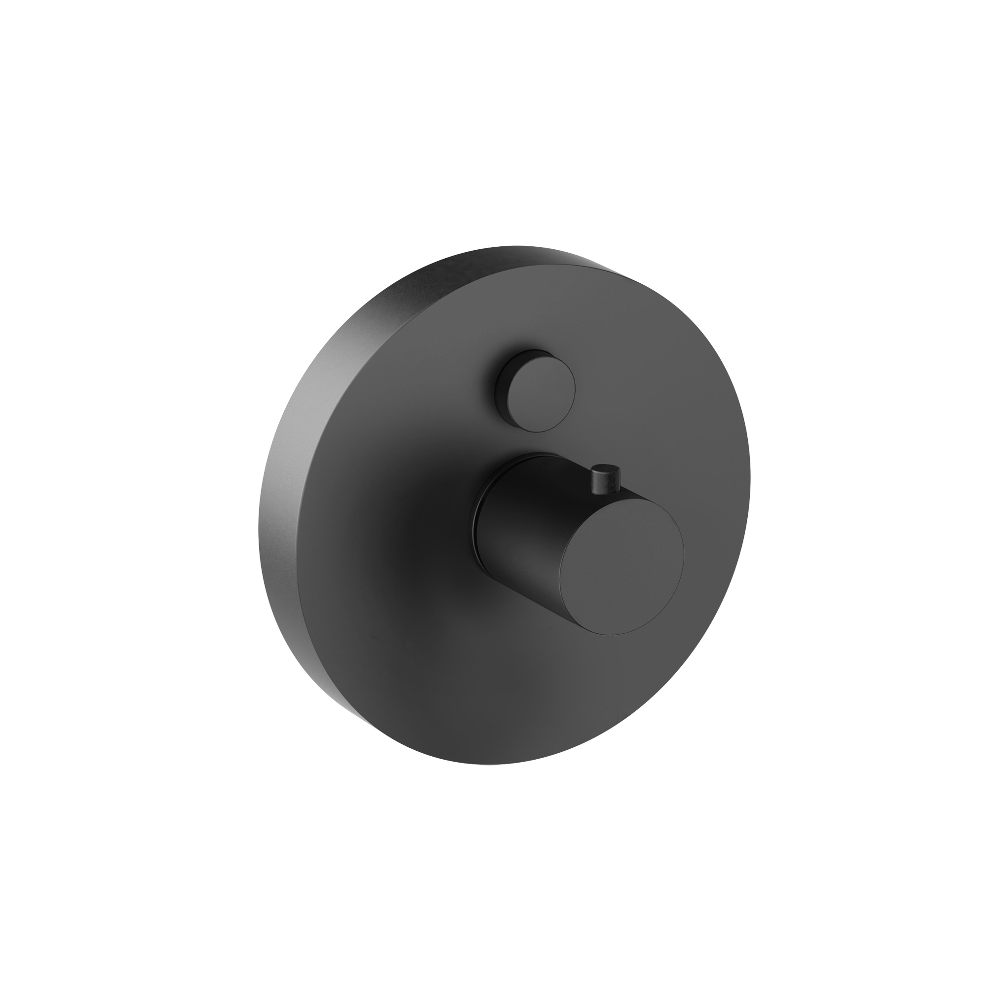 Colour set thermostat white TipTec matt black