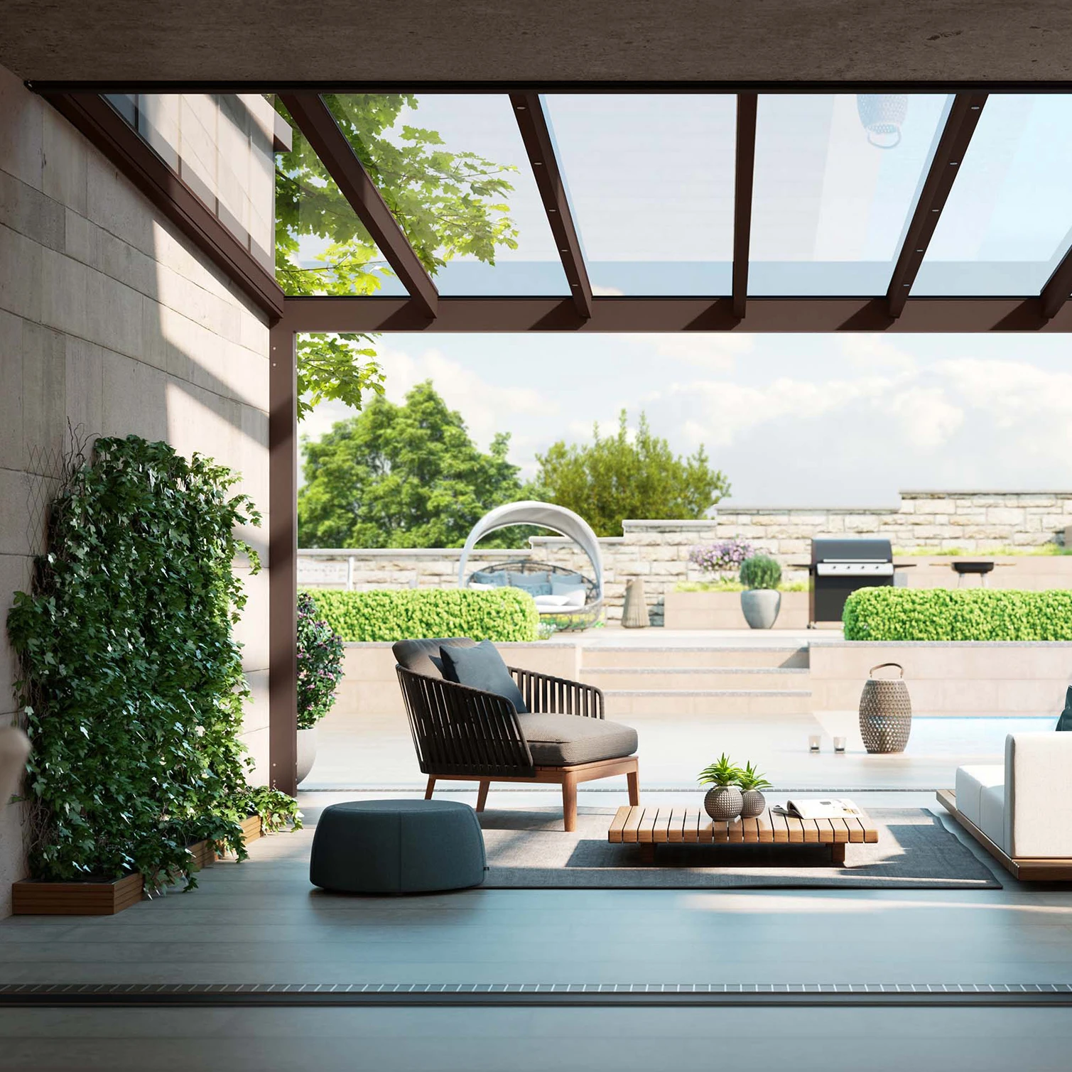 GLASS ROOF