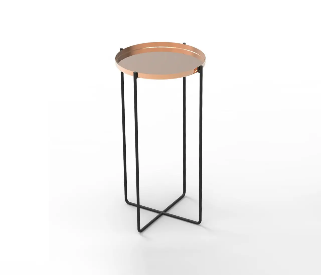 AMORETTI BROTHERS - Side Table - Copper side table