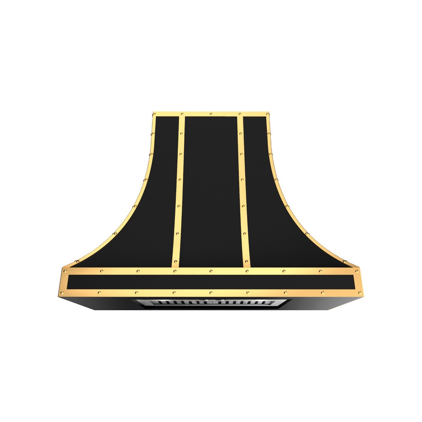 Display product Brass Range Hood - Sabine from manufacturer AMORETTI BROTHERS