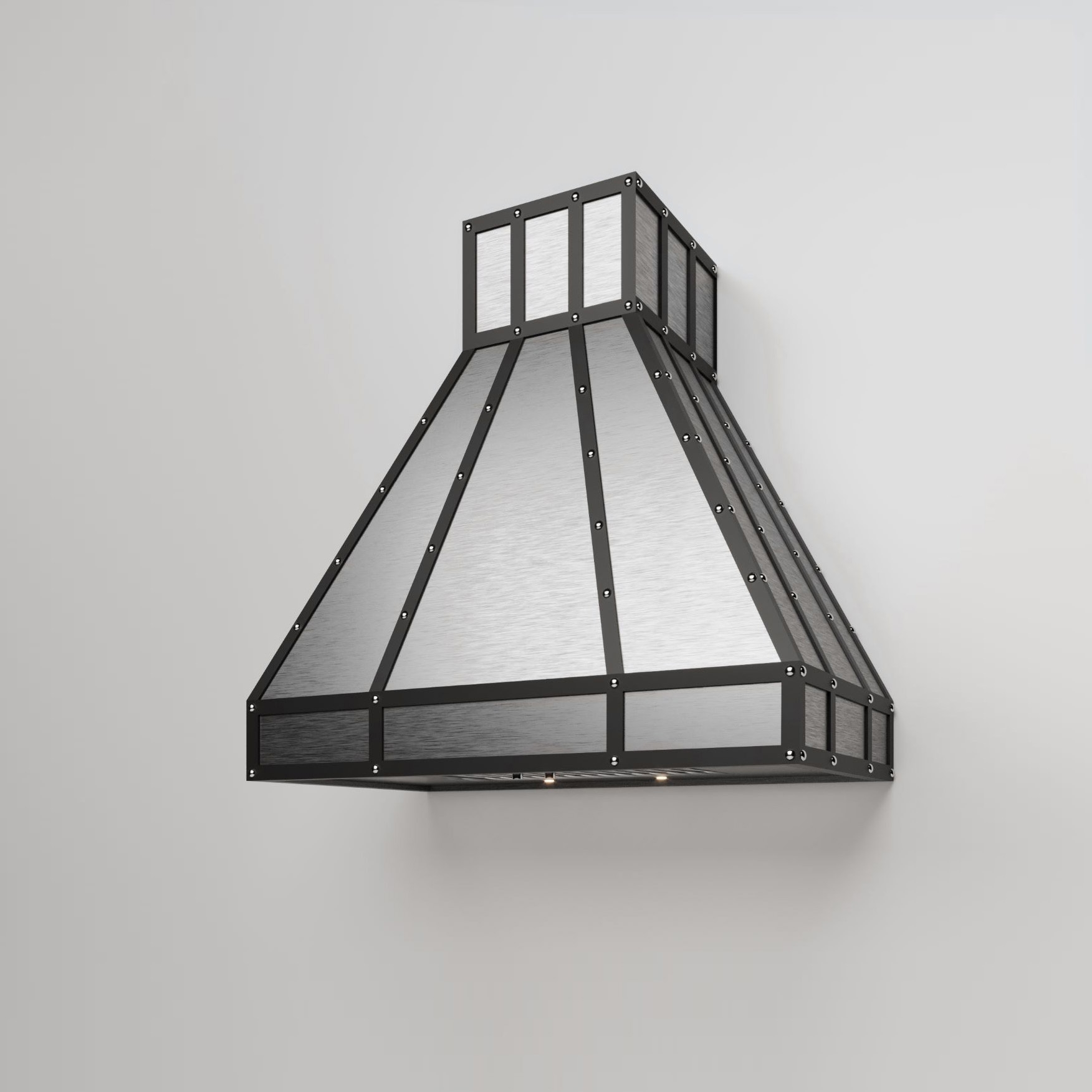 Display product Blackened Steel Range Hood - Harry from manufacturer AMORETTI BROTHERS