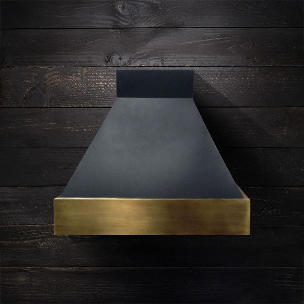 Display product Brass Range Hood - Sara from manufacturer AMORETTI BROTHERS