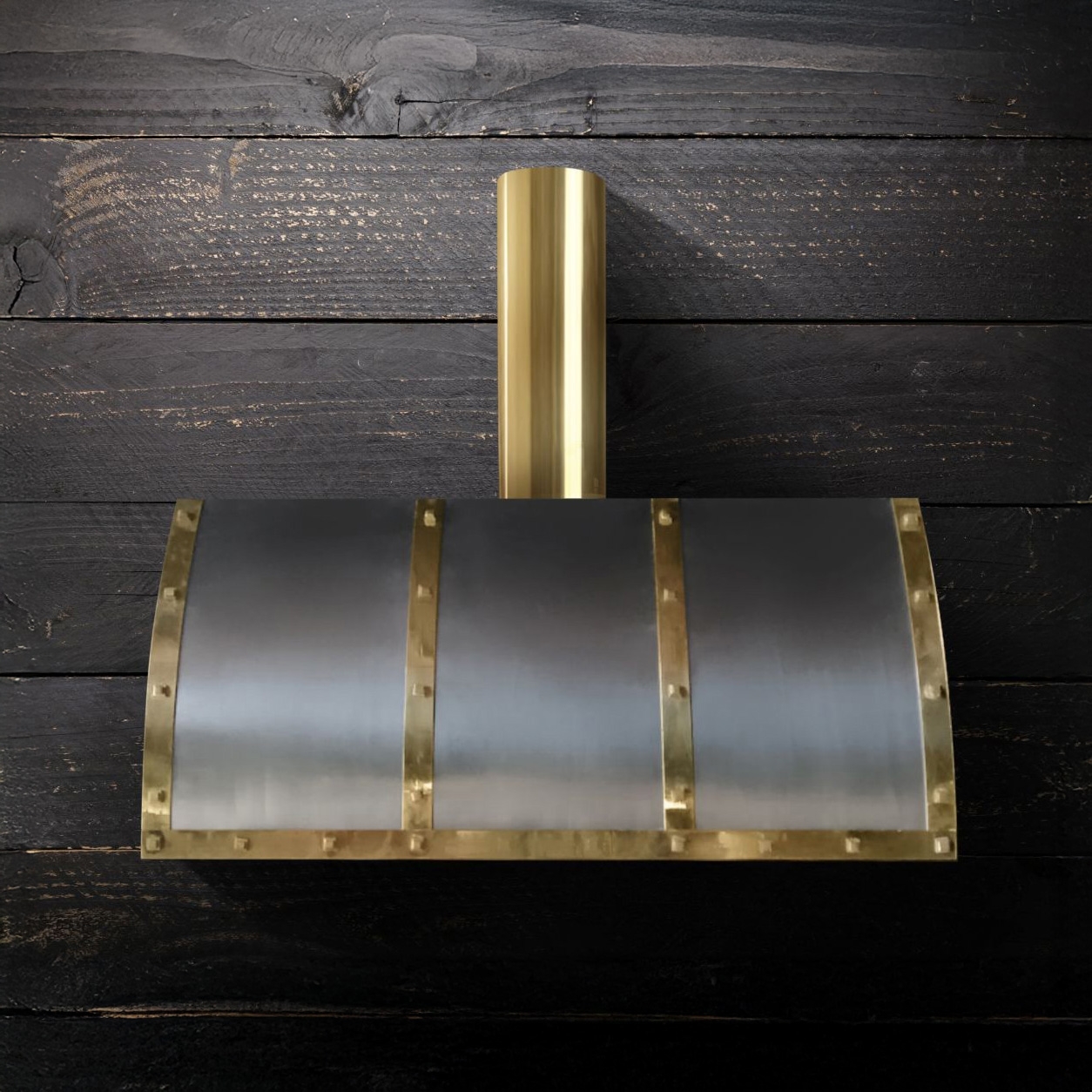 Mostrar el producto Brass And Steel Range Hood - Winston del fabricante AMORETTI BROTHERS