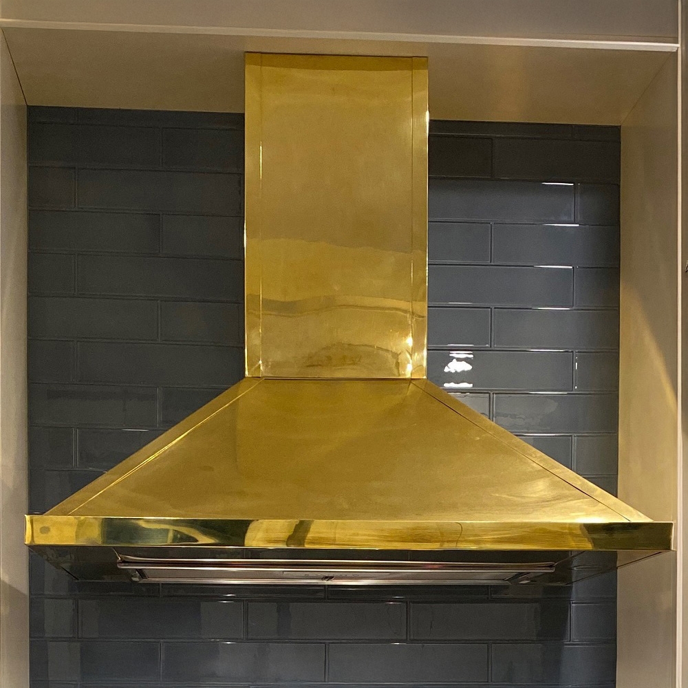 Display product Brass Range Hood - Francesca from manufacturer AMORETTI BROTHERS