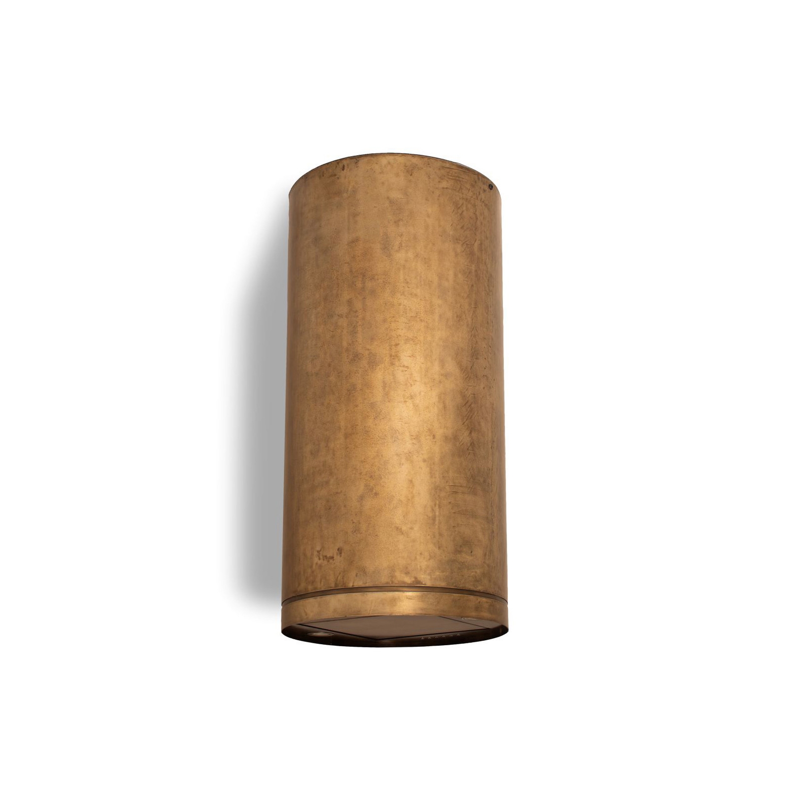 Display product Cylinder Brass Range Hood - Olivia from manufacturer AMORETTI BROTHERS