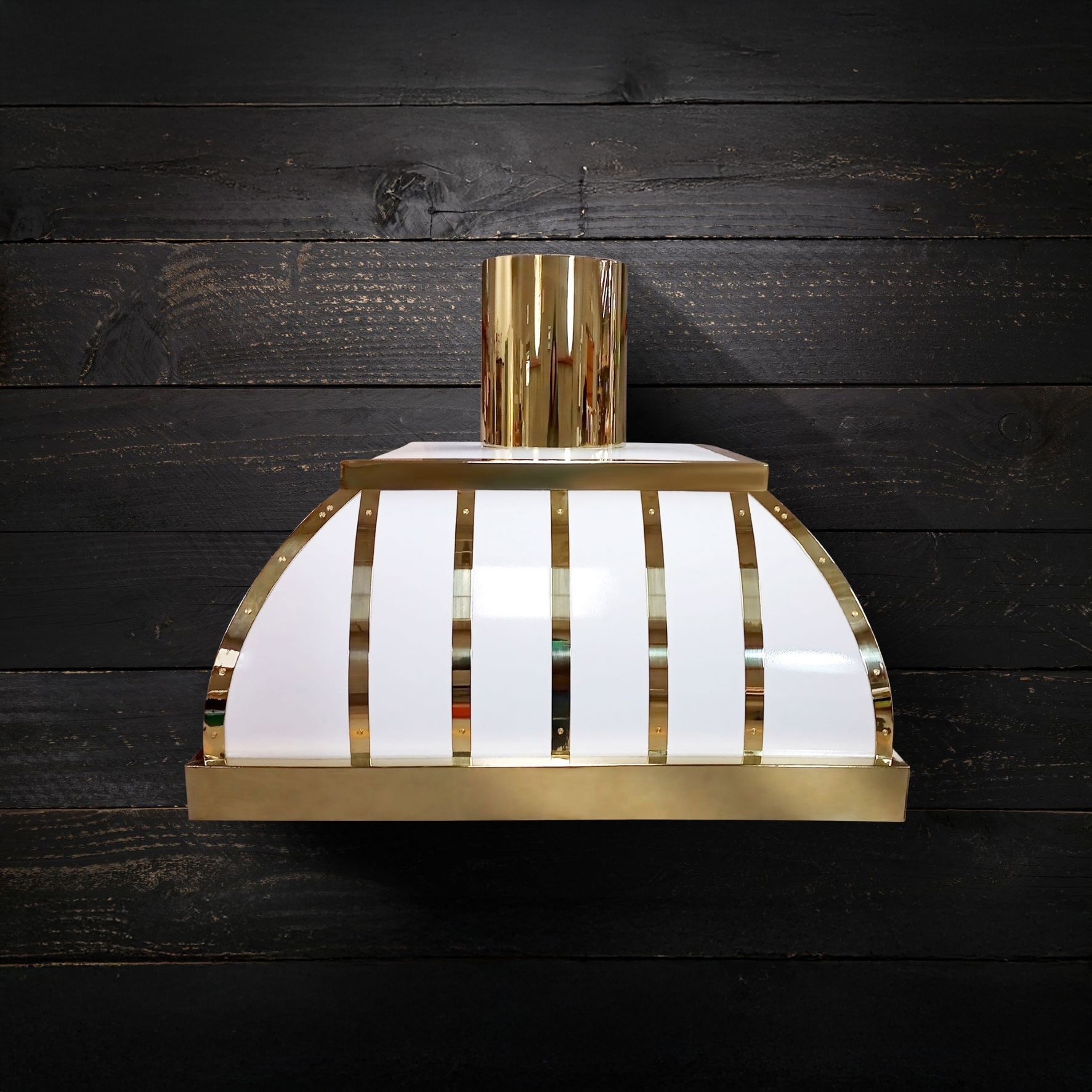 Display product Brass Range Hood - Bistro from manufacturer AMORETTI BROTHERS