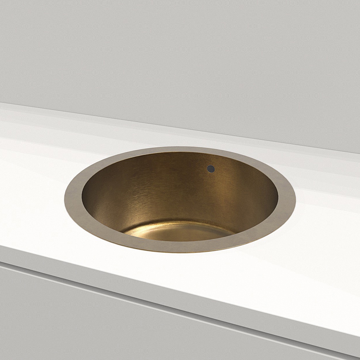 Display product Drop-In Brass Sink - Urbino from manufacturer AMORETTI BROTHERS