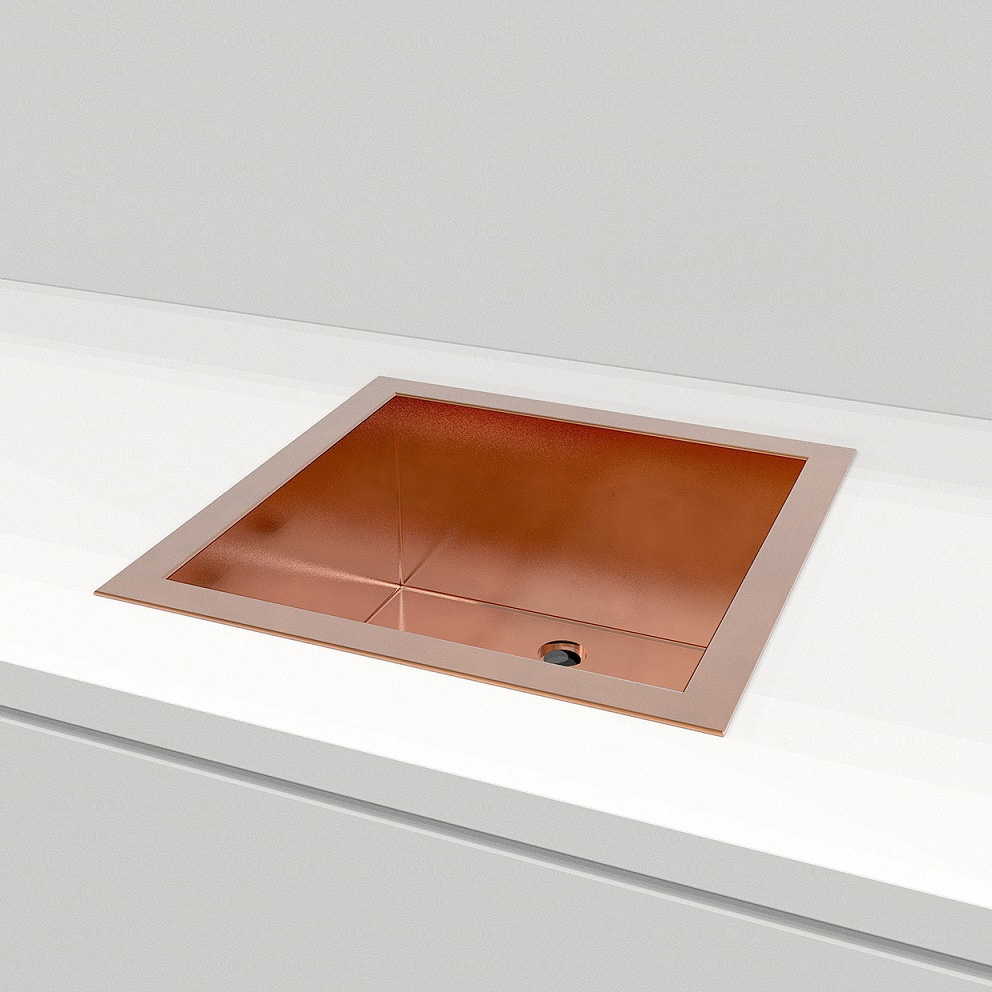 Display product Drop-In Square Kitchen Sink 17.5" - Faenza from manufacturer AMORETTI BROTHERS