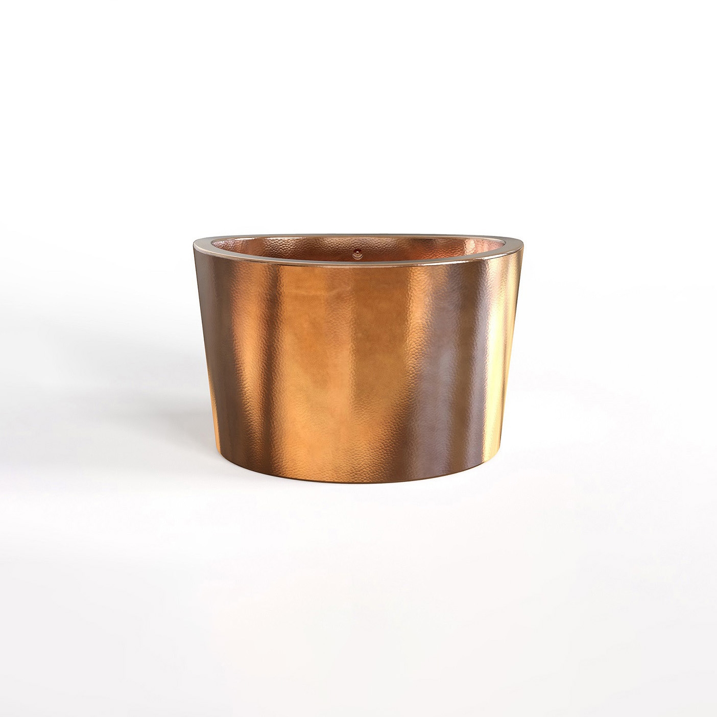 Display product Tokyo Spa - Japanese Style Freestanding Copper Soaking Tub from manufacturer AMORETTI BROTHERS