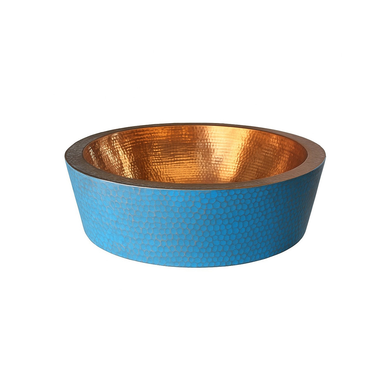 Display product Blue Demon - Copper Bathroom Sink from manufacturer AMORETTI BROTHERS