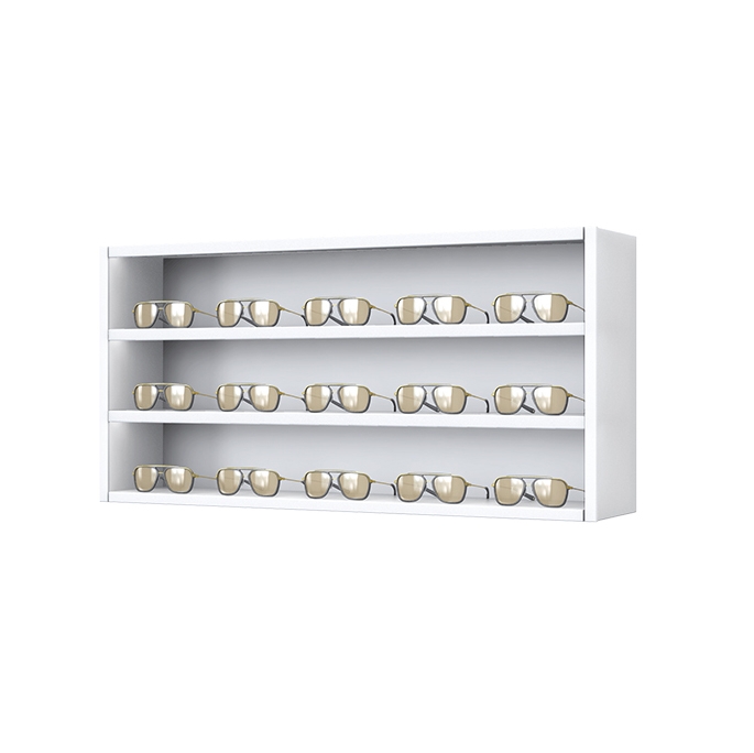 Display product Carré Steel Horizontal Eyewear Display 15 positions  from manufacturer Top Vision
