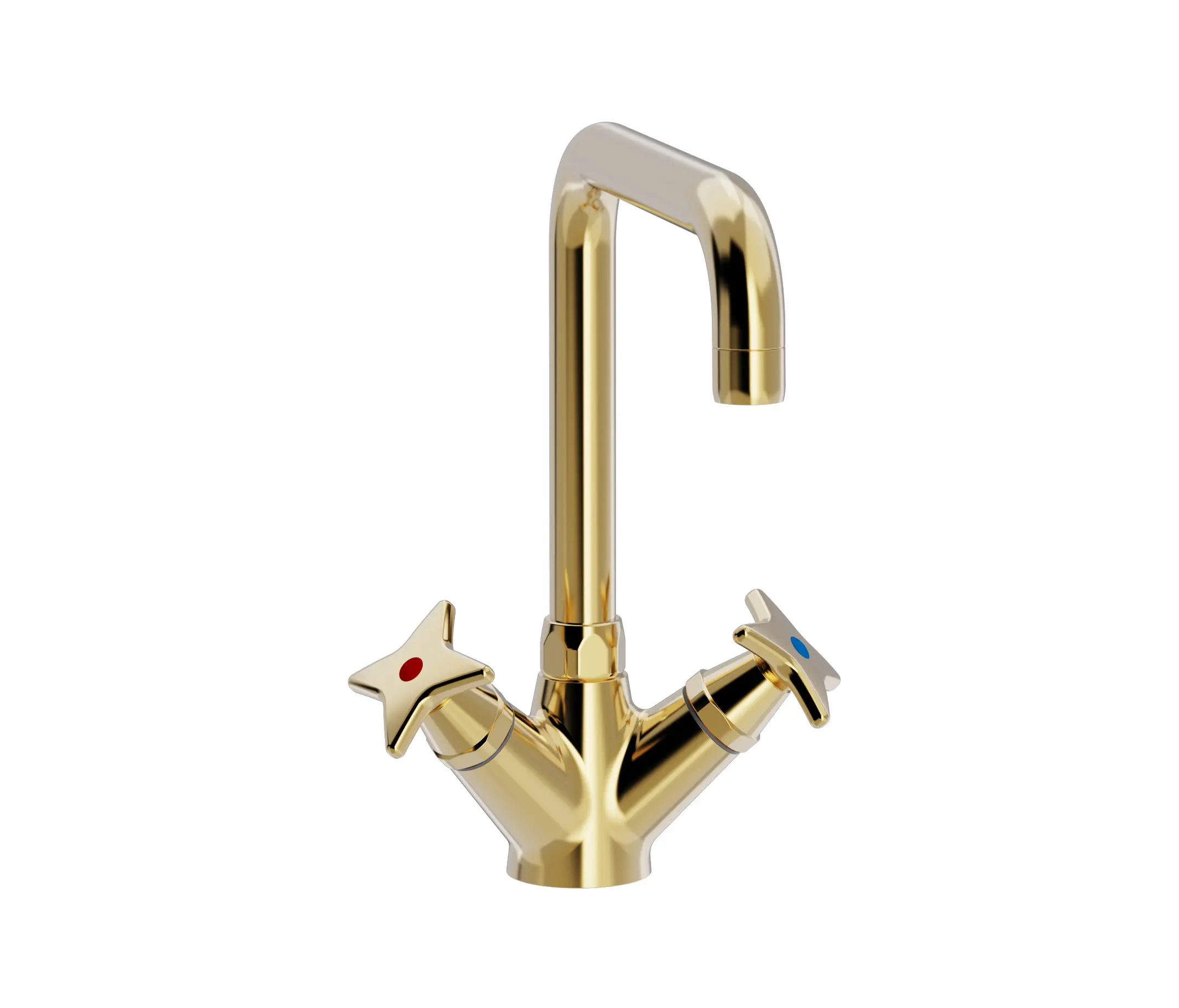TONI Copenhagen - Cross-handle faucet with u200 spout