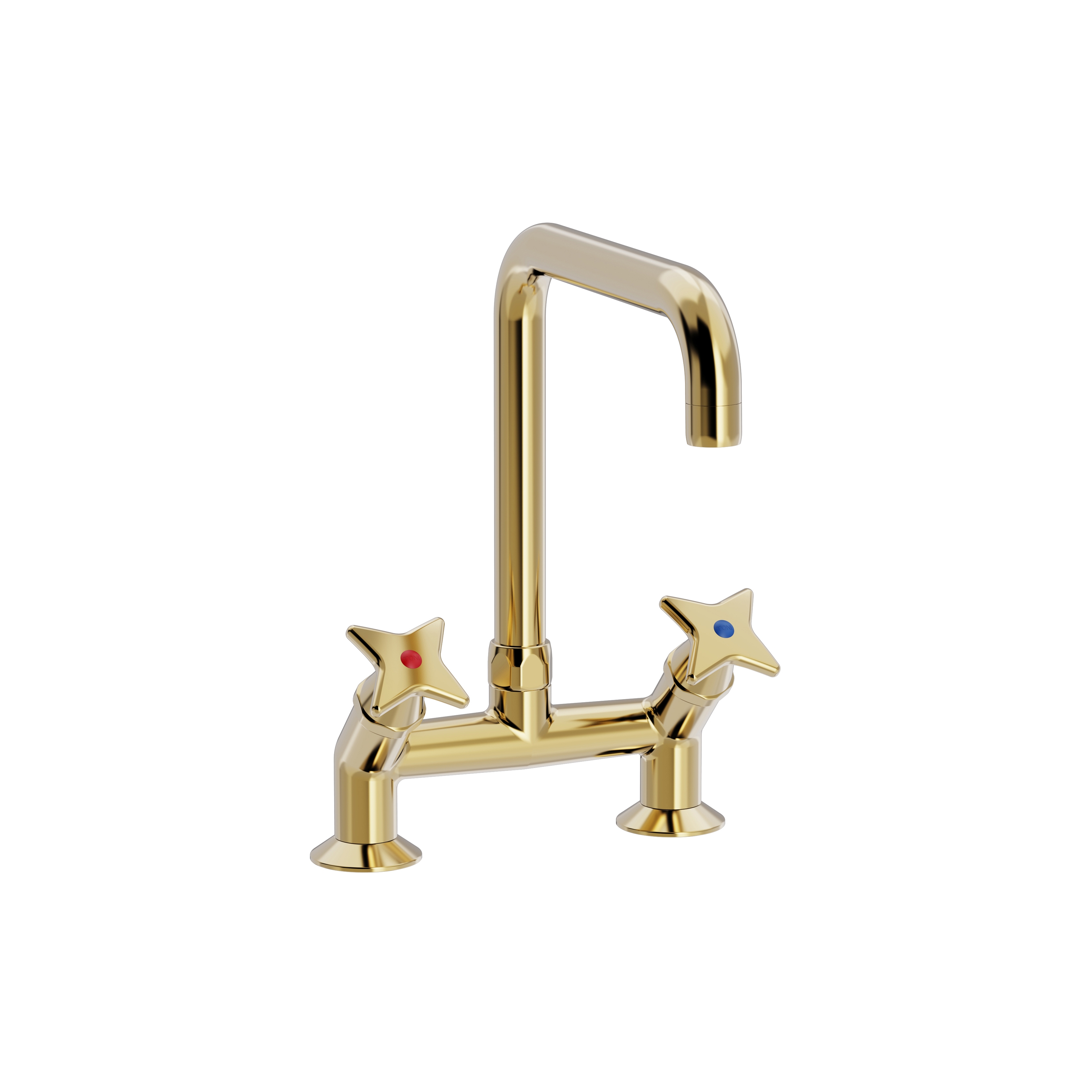 Produkt Cross-handle, faucet 45 degrees with u200 spout des Herstellers TONI Copenhagen anzeigen