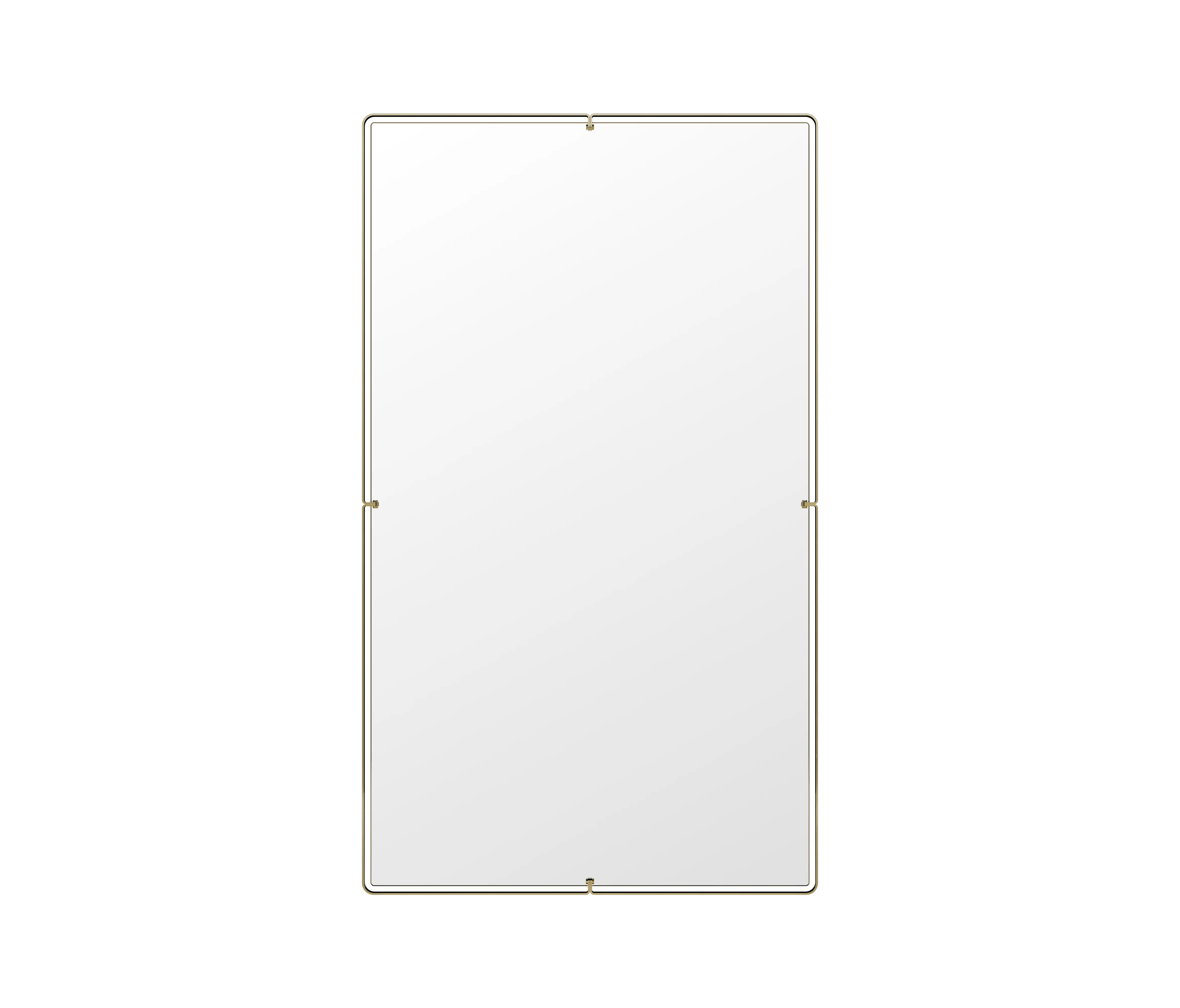 TONI Copenhagen - Rectangular mirror (large) crafted in solid brass