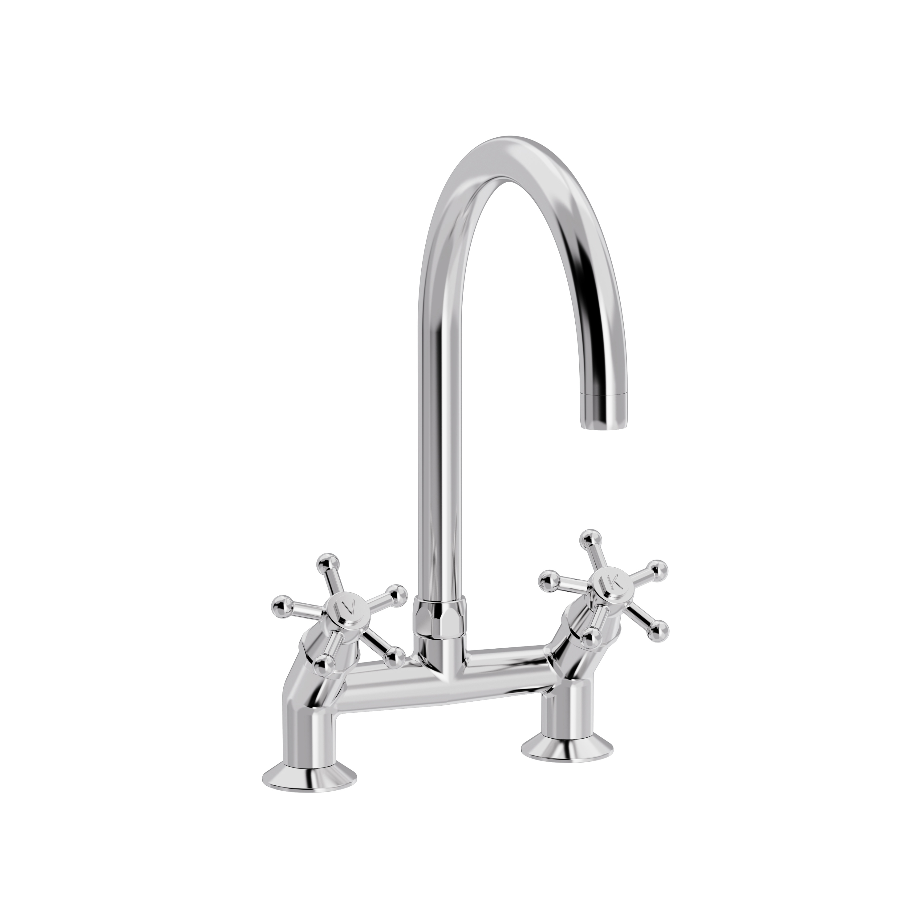 Christiansborg Faucet 45 degrees with Ø200 spout