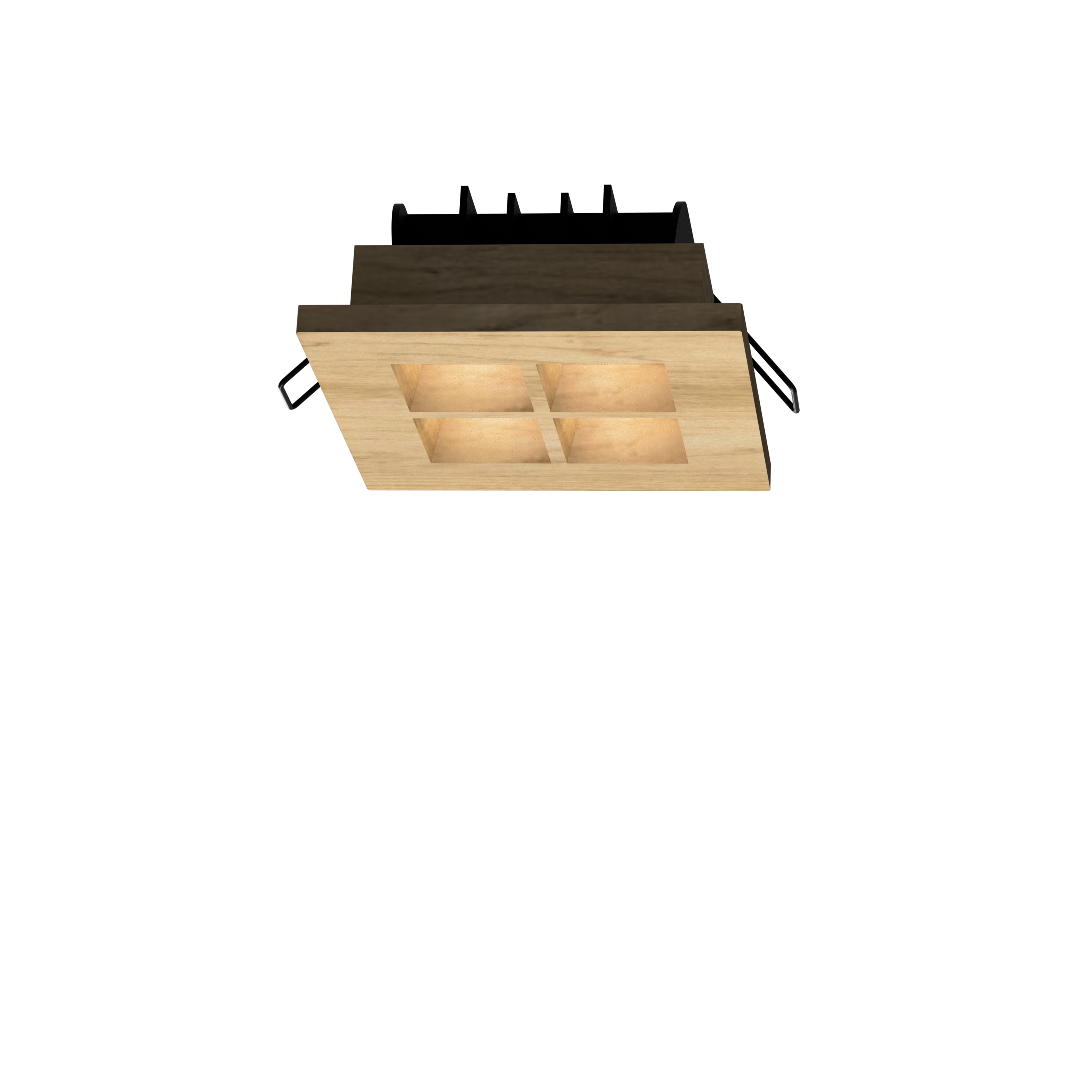 Display product Wood Downlight Pure Square 120 from manufacturer LIGHTGUIDE AG