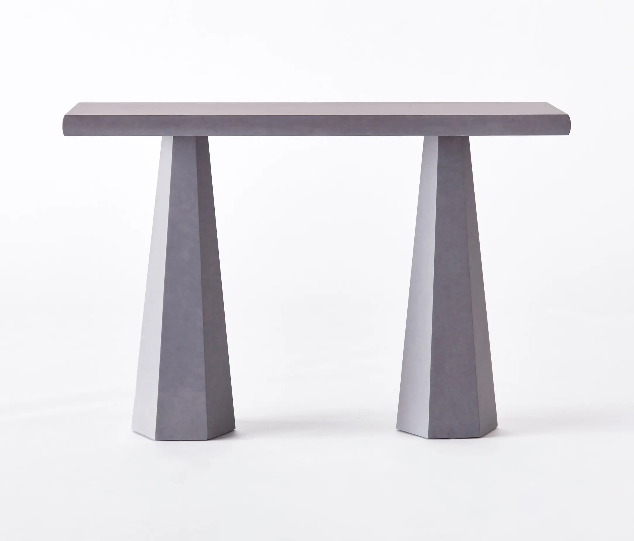 Dusty deco - Hexagon Console Table Grey