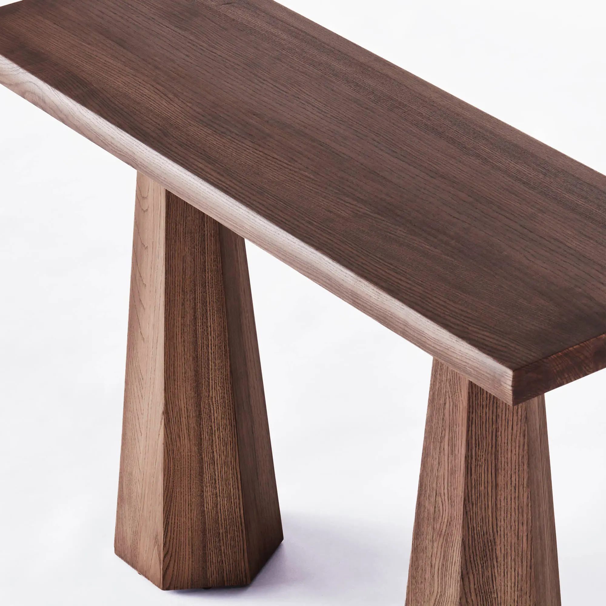 Dusty deco - Hexagon Console Table Stained Ash