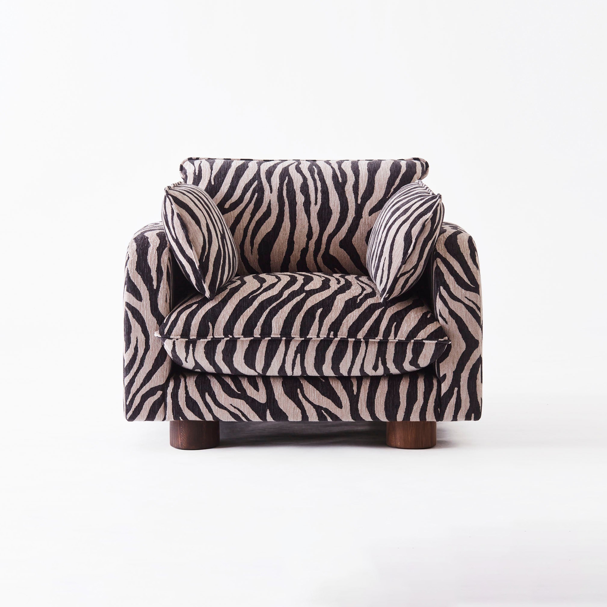 Display product Miles Armchair zebra from manufacturer Dusty deco