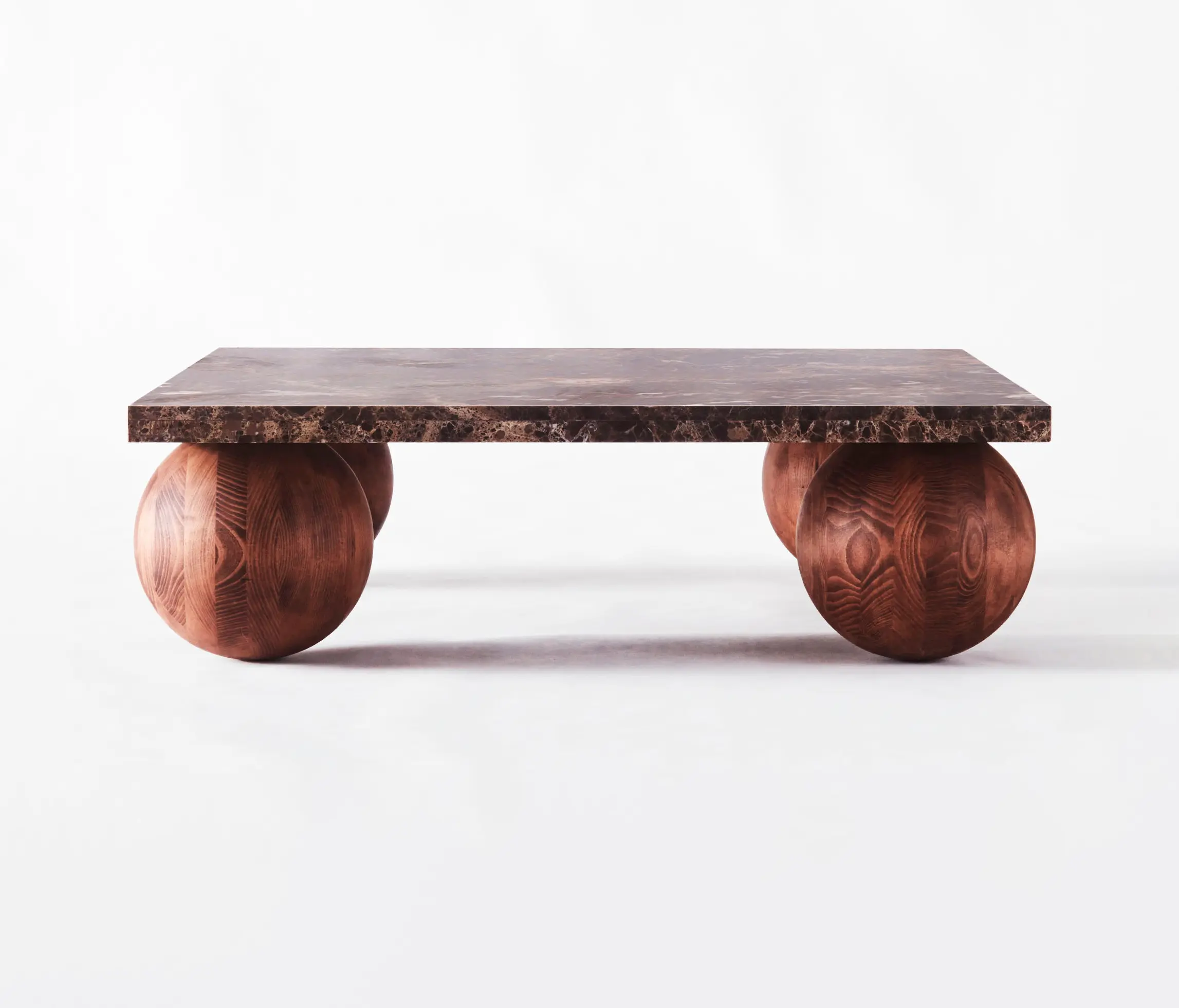 Dusty deco - Sphere Square Sofa Table Dark Emperador