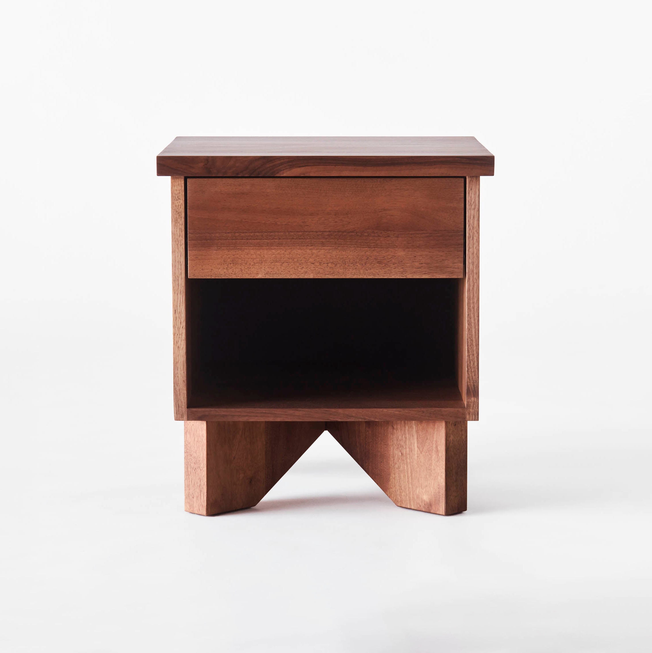 Display product V Bedside Table Walnut from manufacturer Dusty deco