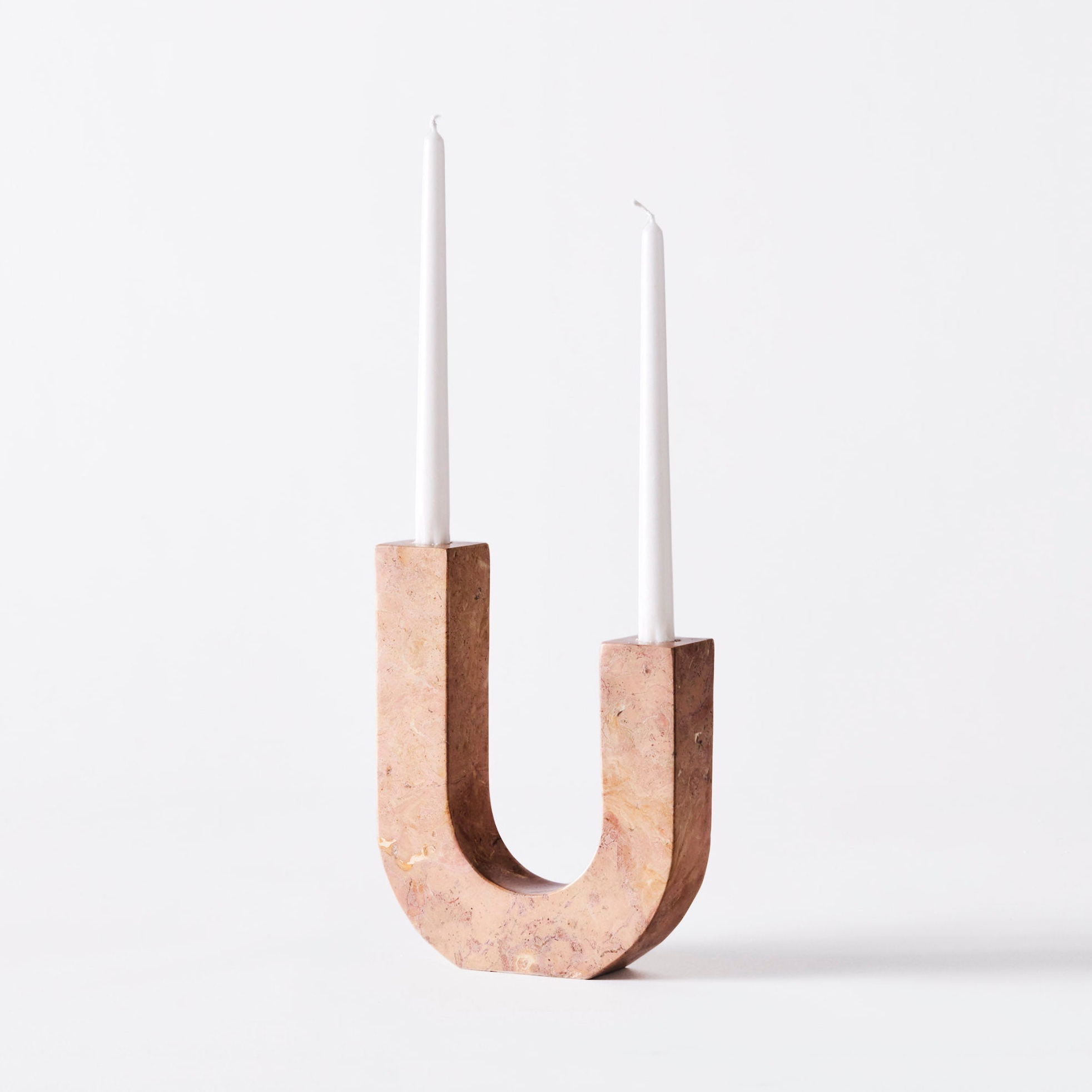 Arco Candle Holder Red