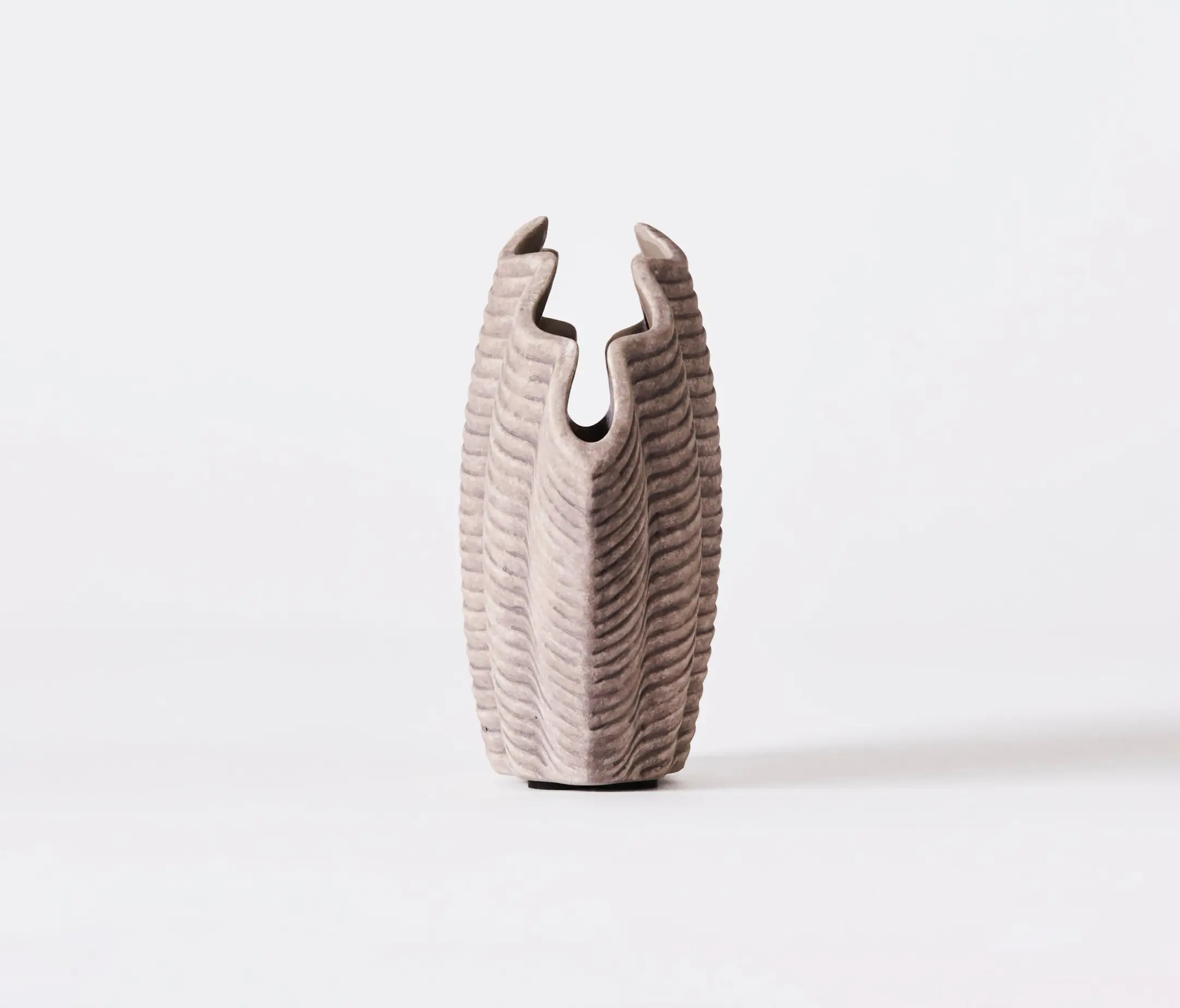 Dusty deco - Concha Vase Grey Medium