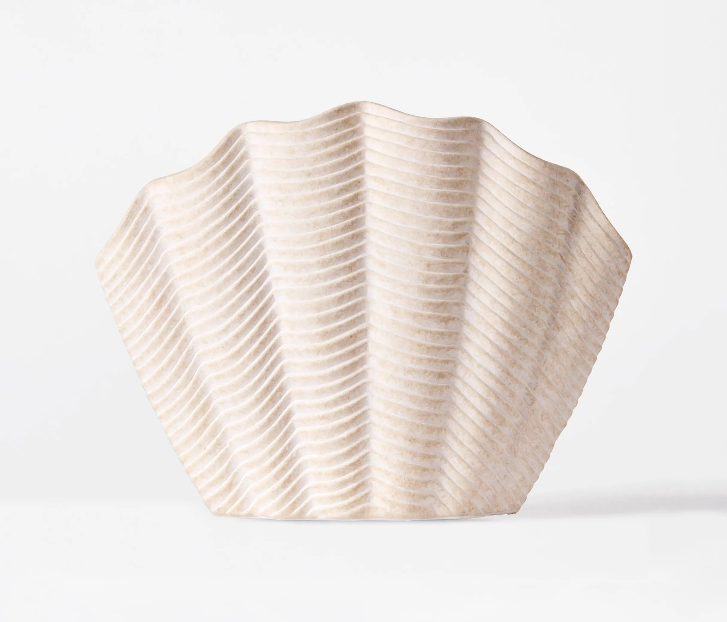 Dusty deco - Concha Vase White Large