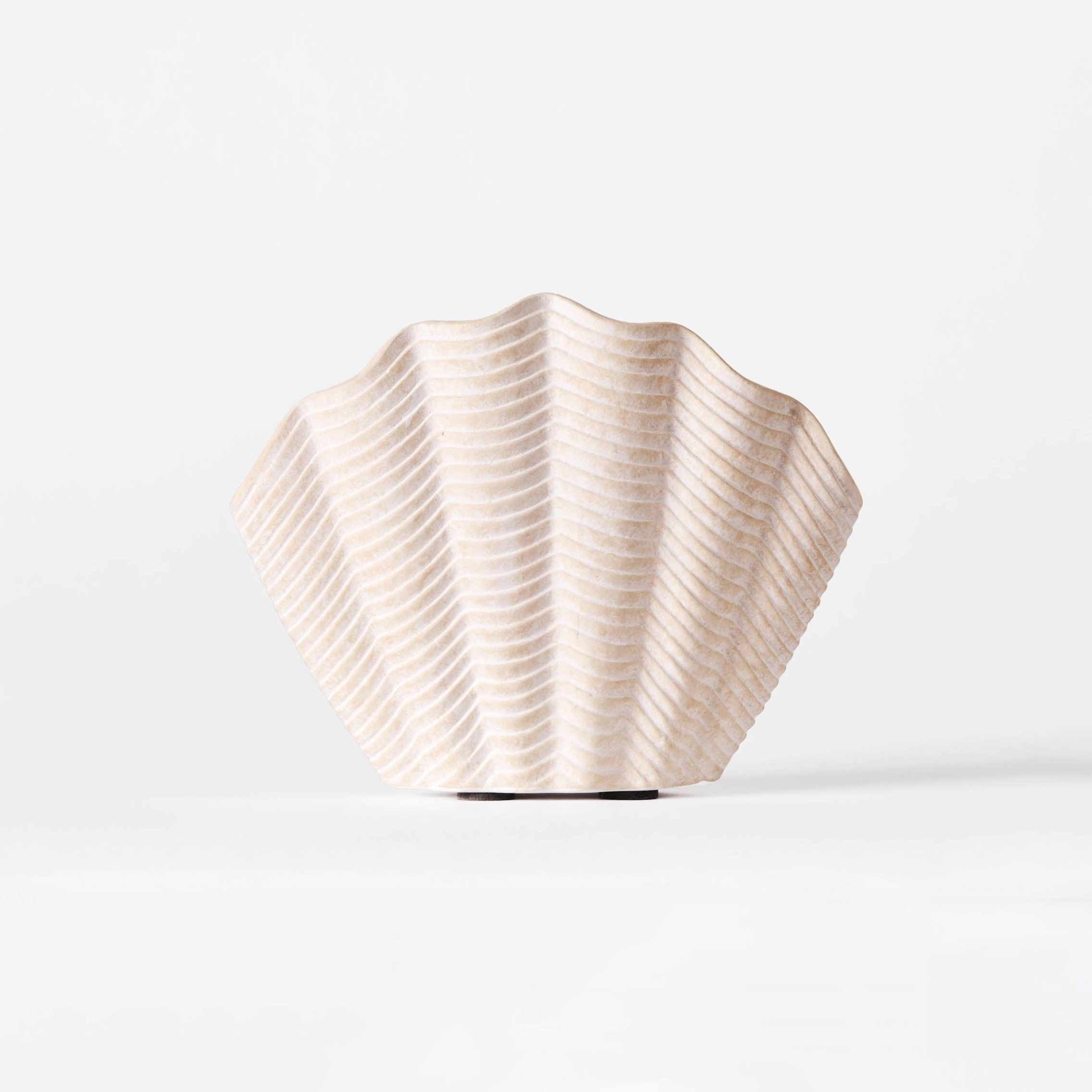Concha Vase White Medium
