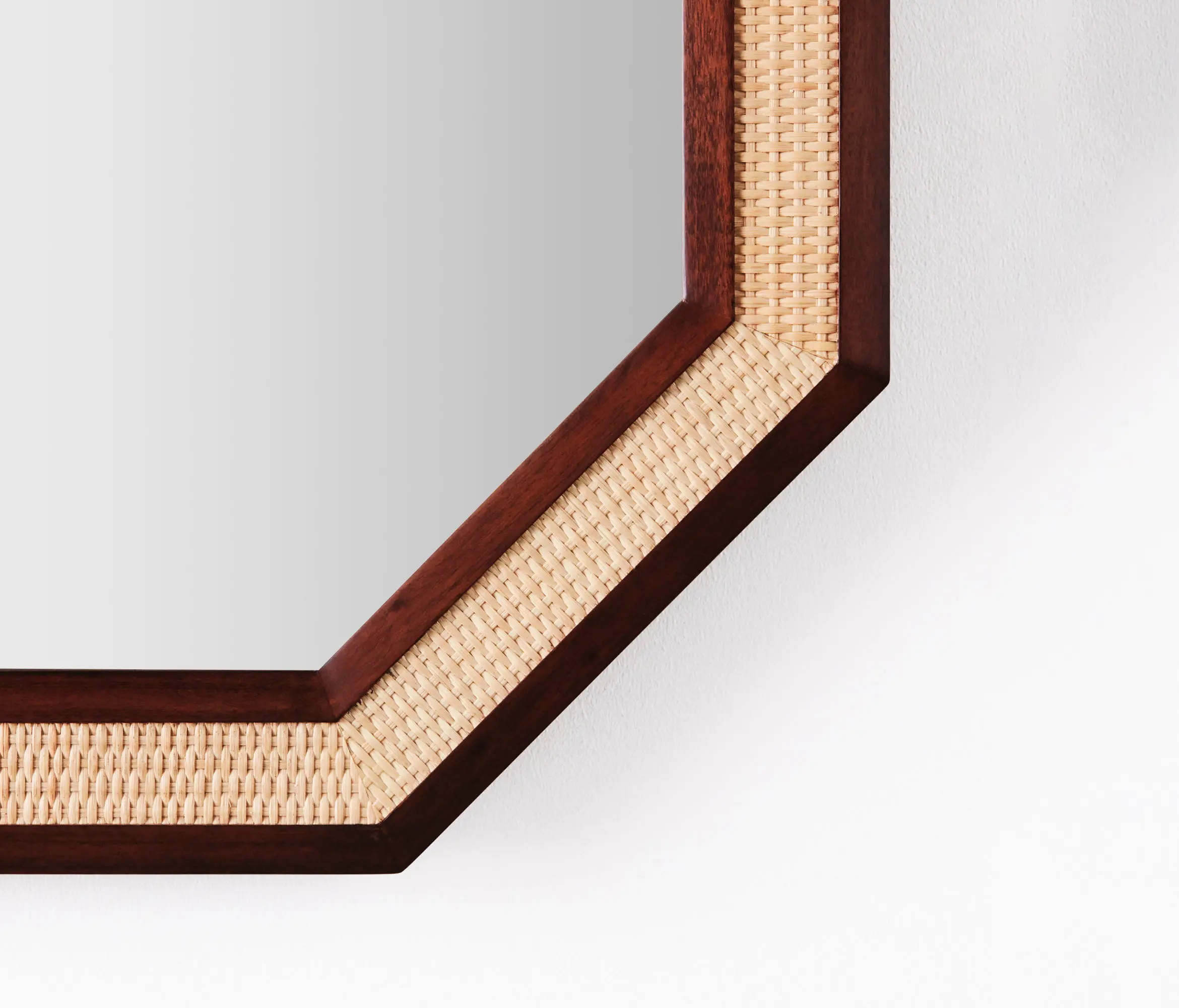 Dusty deco - Rattan Mirror Large