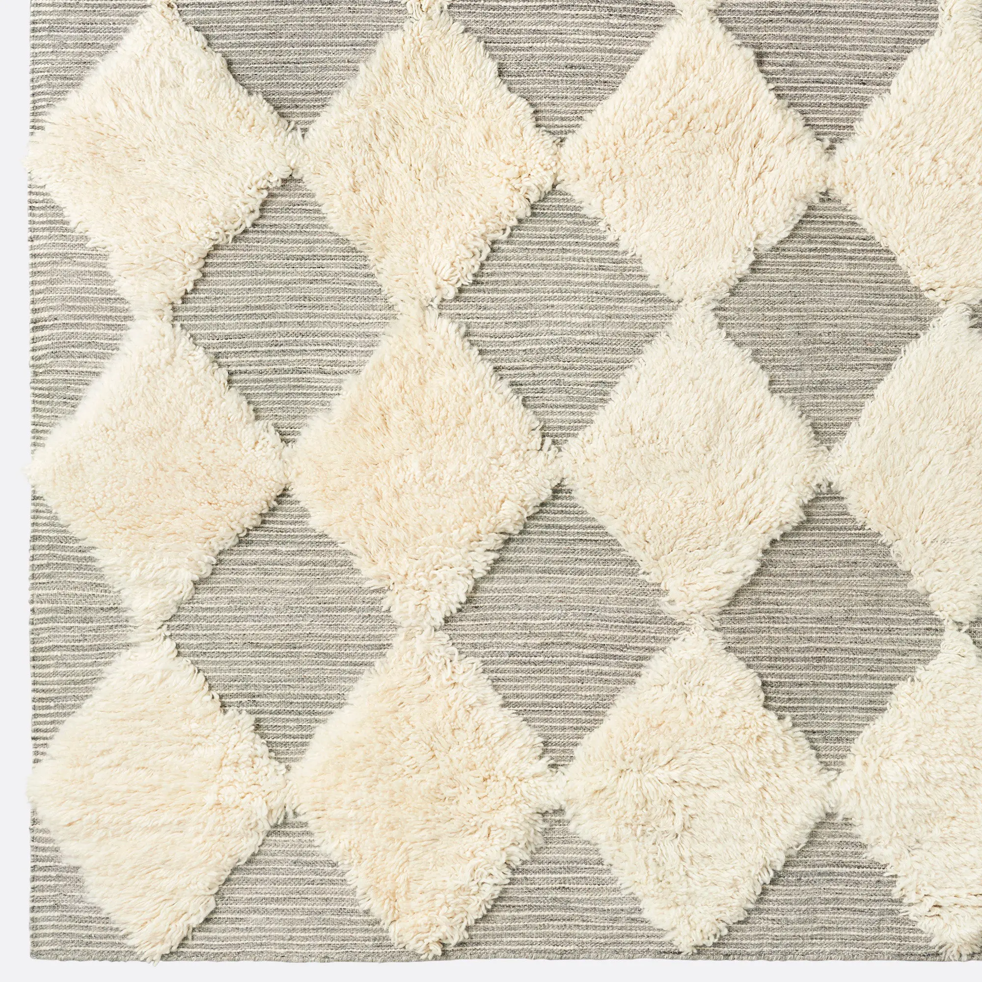 Dusty deco - Chess Rya Grey Rug | 200 x 300cm