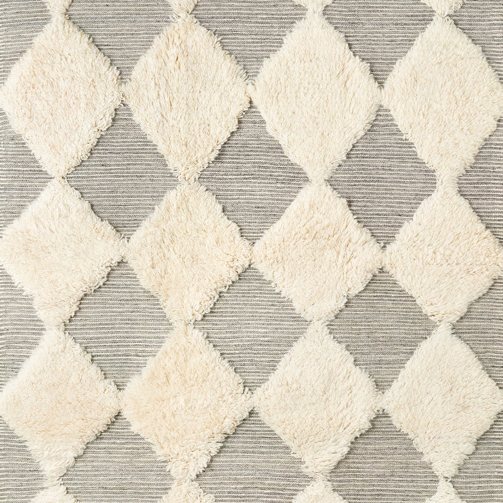 Chess Rya Grey Rug | 300 x 400cm