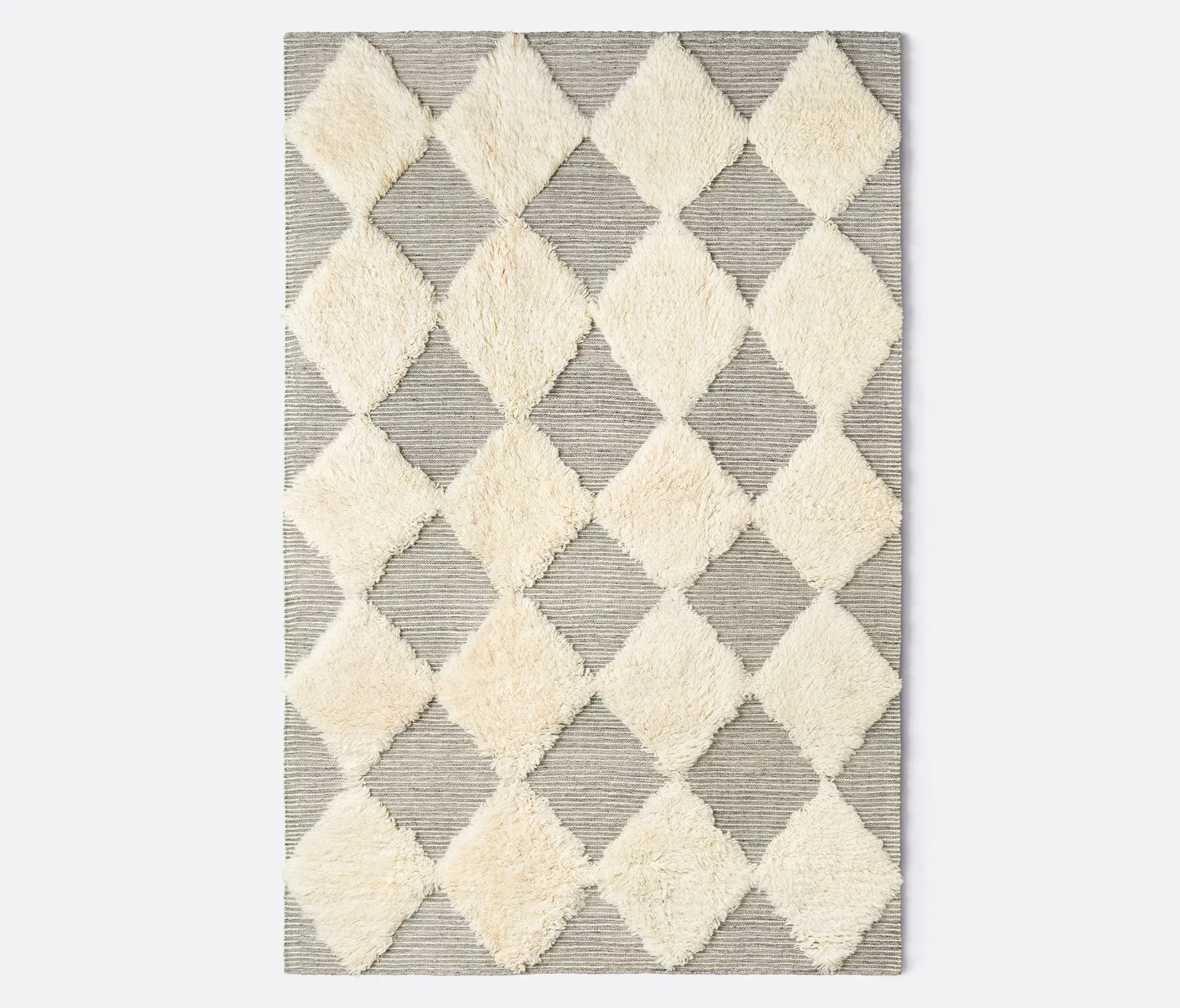 Dusty deco - Chess Rya Grey Rug | 300 x 400cm