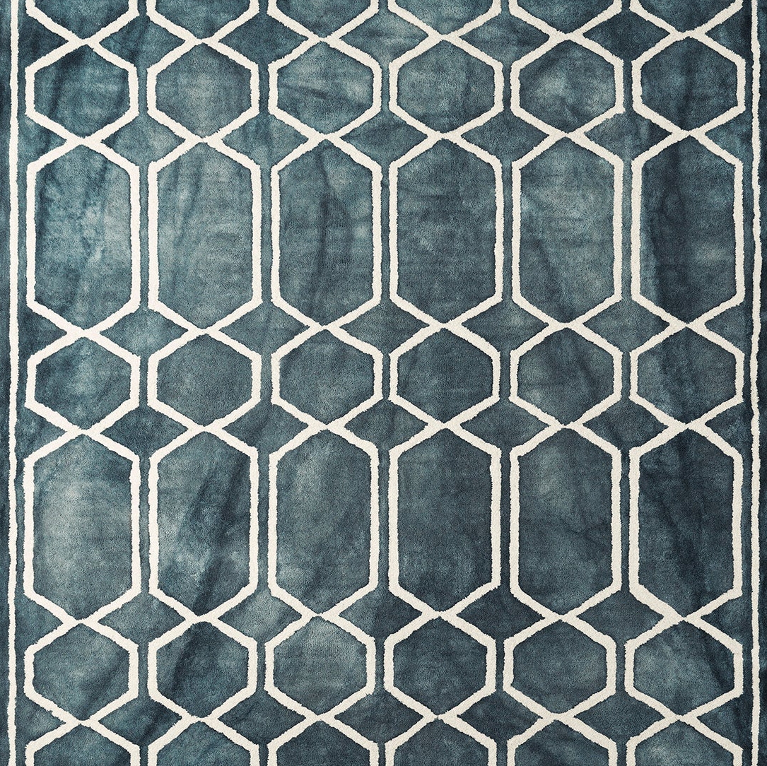 Tie Dye Graphite Ink Rug | 300x400cm