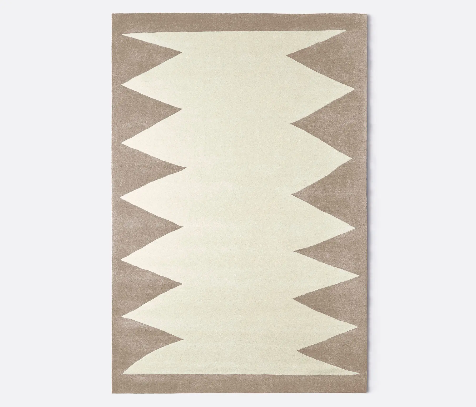 Dusty deco - Zig Zag Beige Rug | 300x400cm