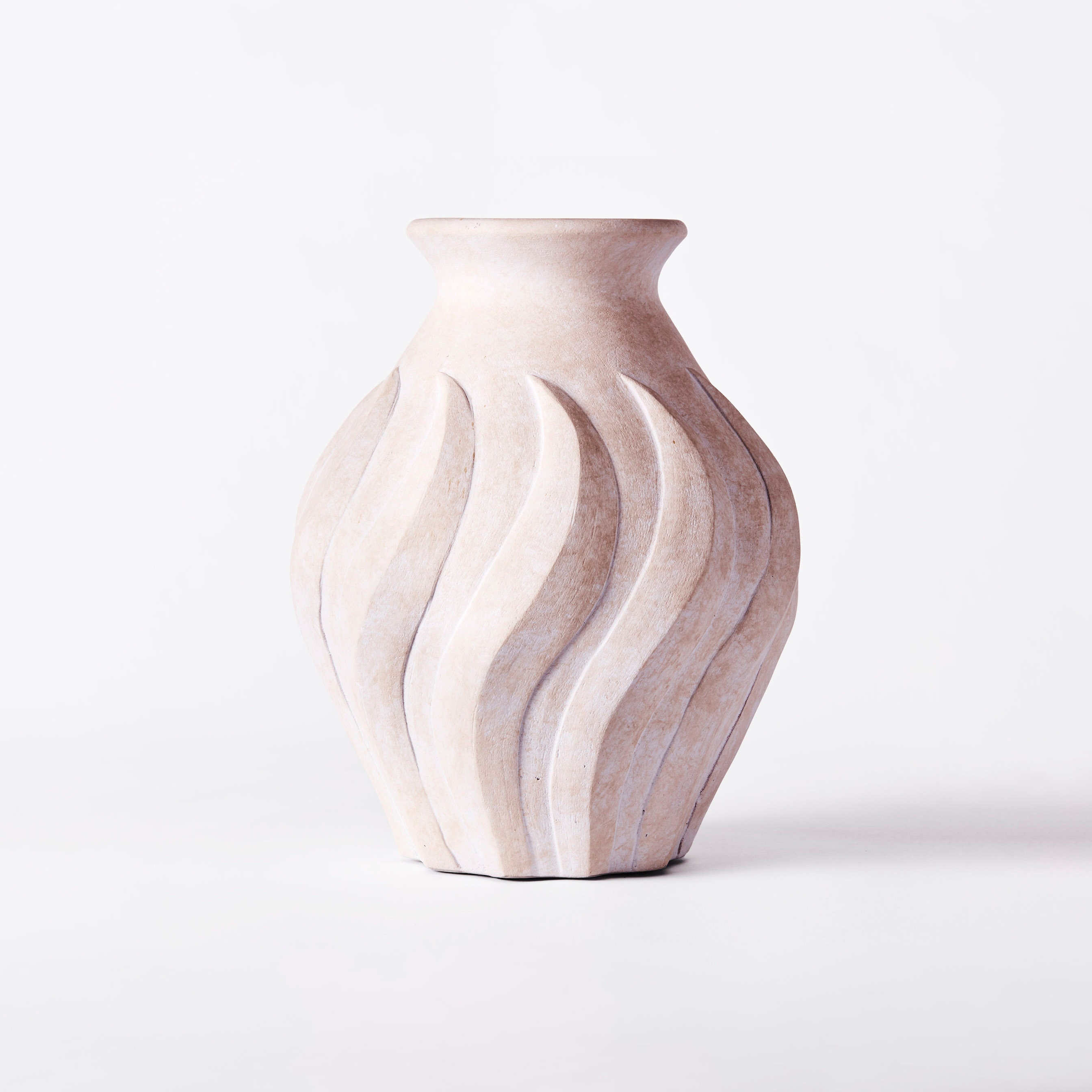 Produkt Swirl Vase Large White des Herstellers Dusty deco anzeigen
