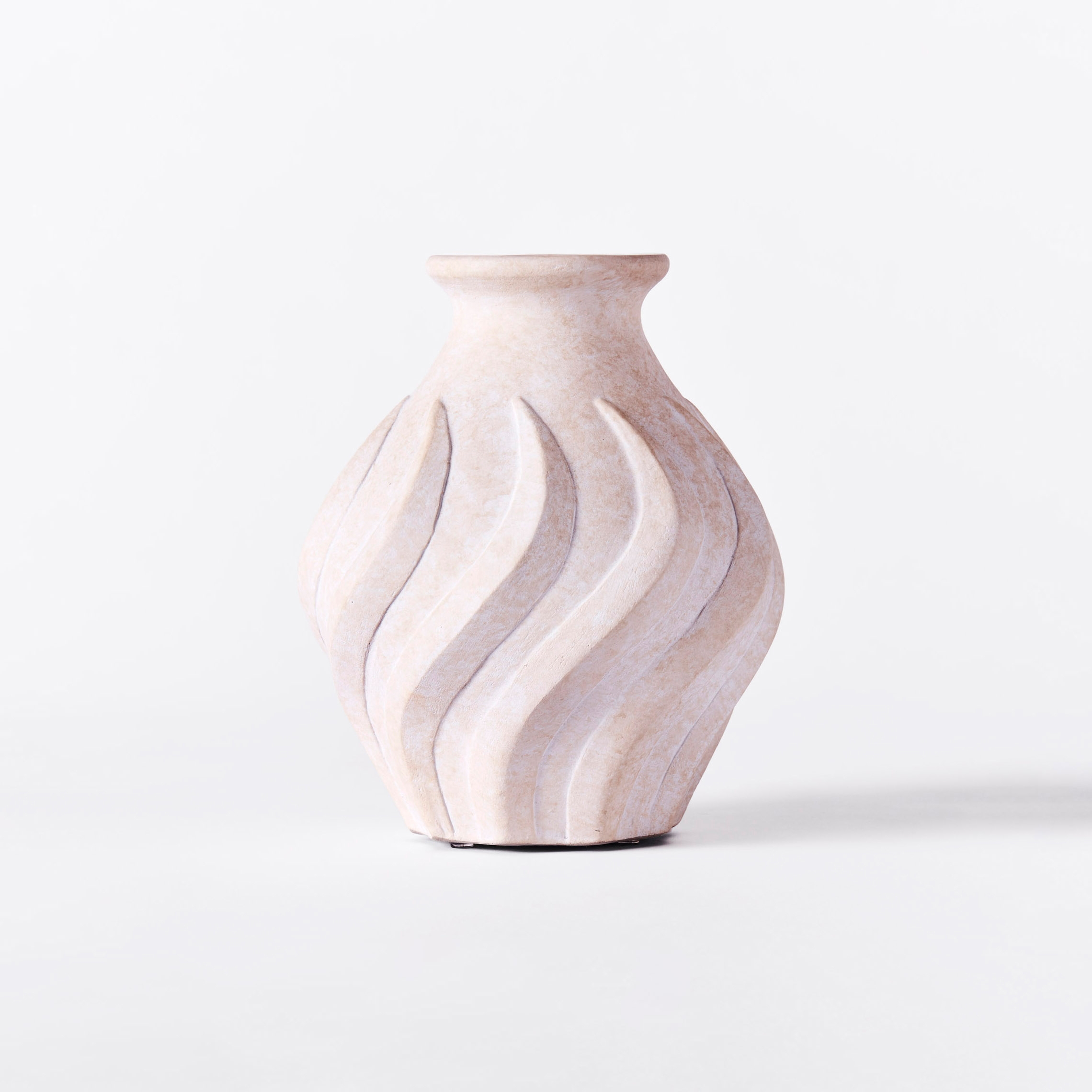 Display product Swirl Vase Small White from manufacturer Dusty deco