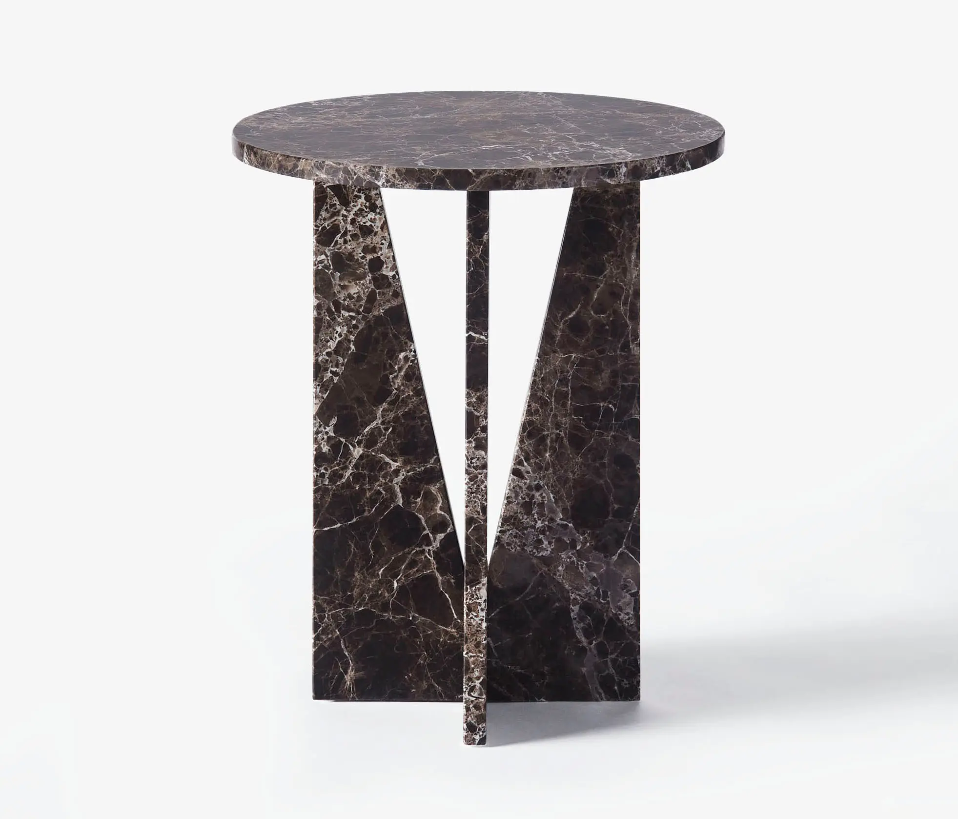 Dusty deco - V Side Table Dark Emperador