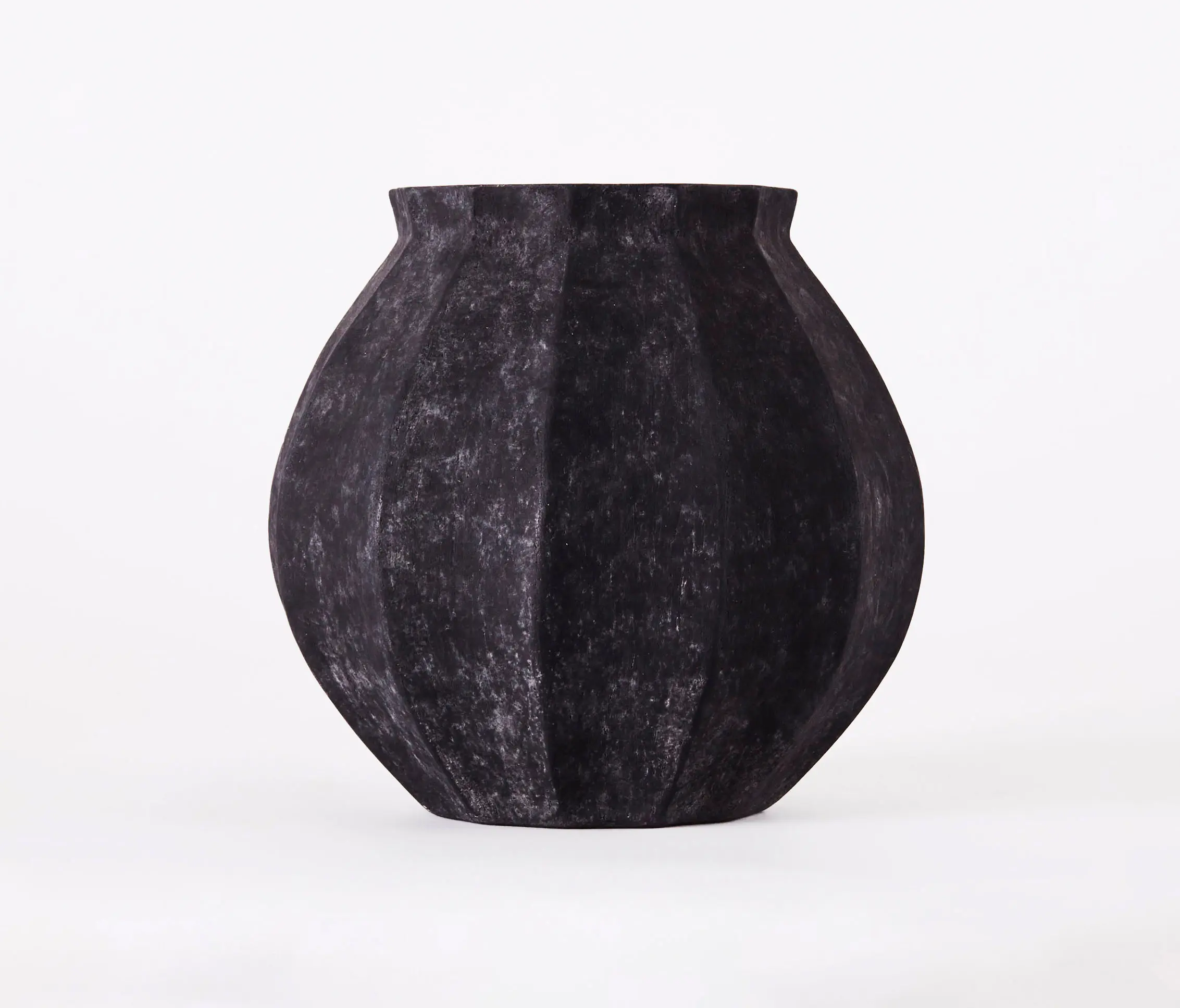 Dusty deco - Wedges Vase Black