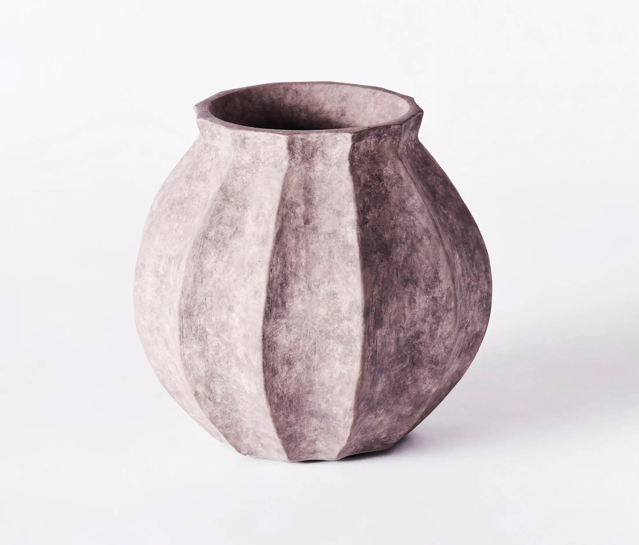 Dusty deco - Wedges Vase Grey