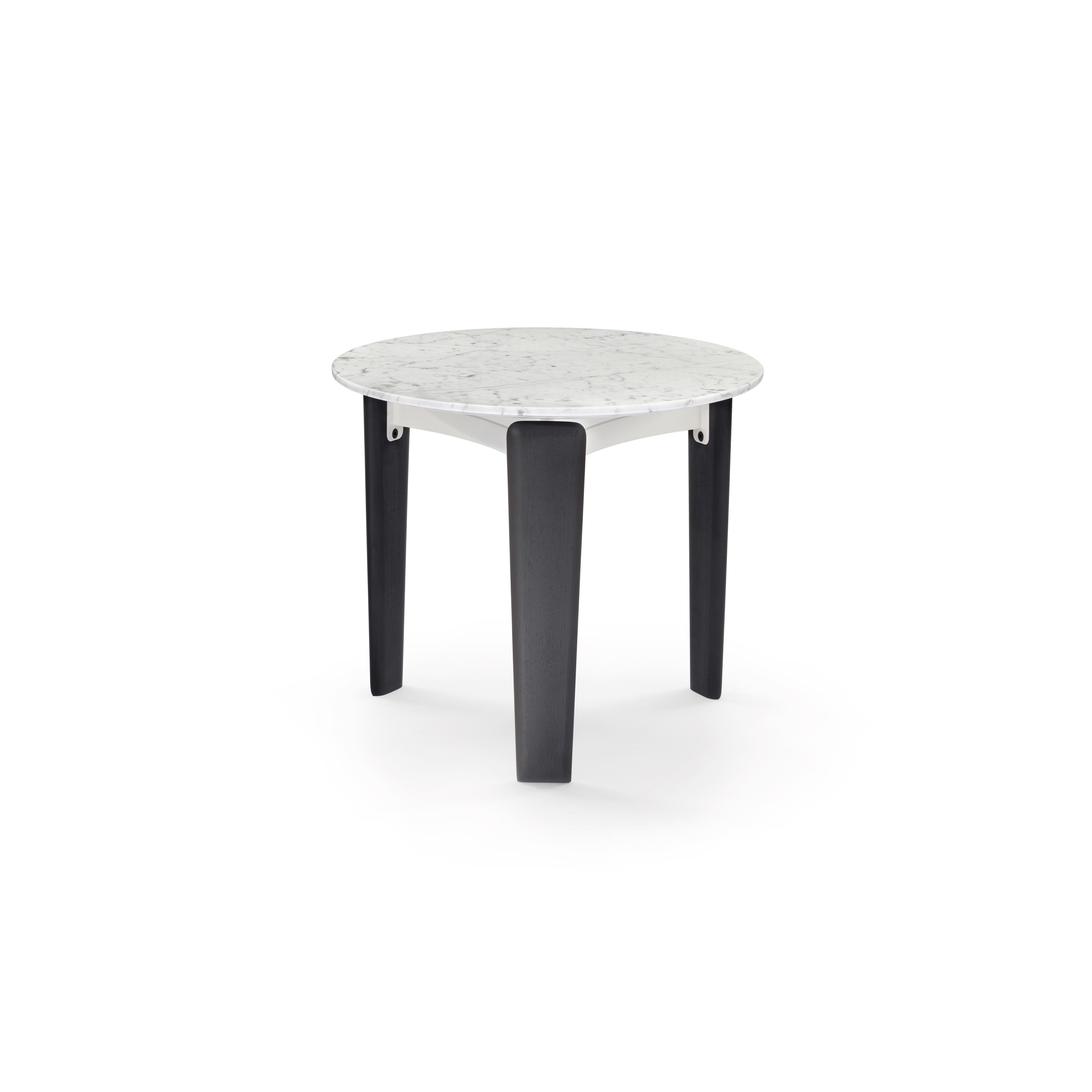 Tablet Small Table 50 H. 43 - Version with Carrara Marble Top