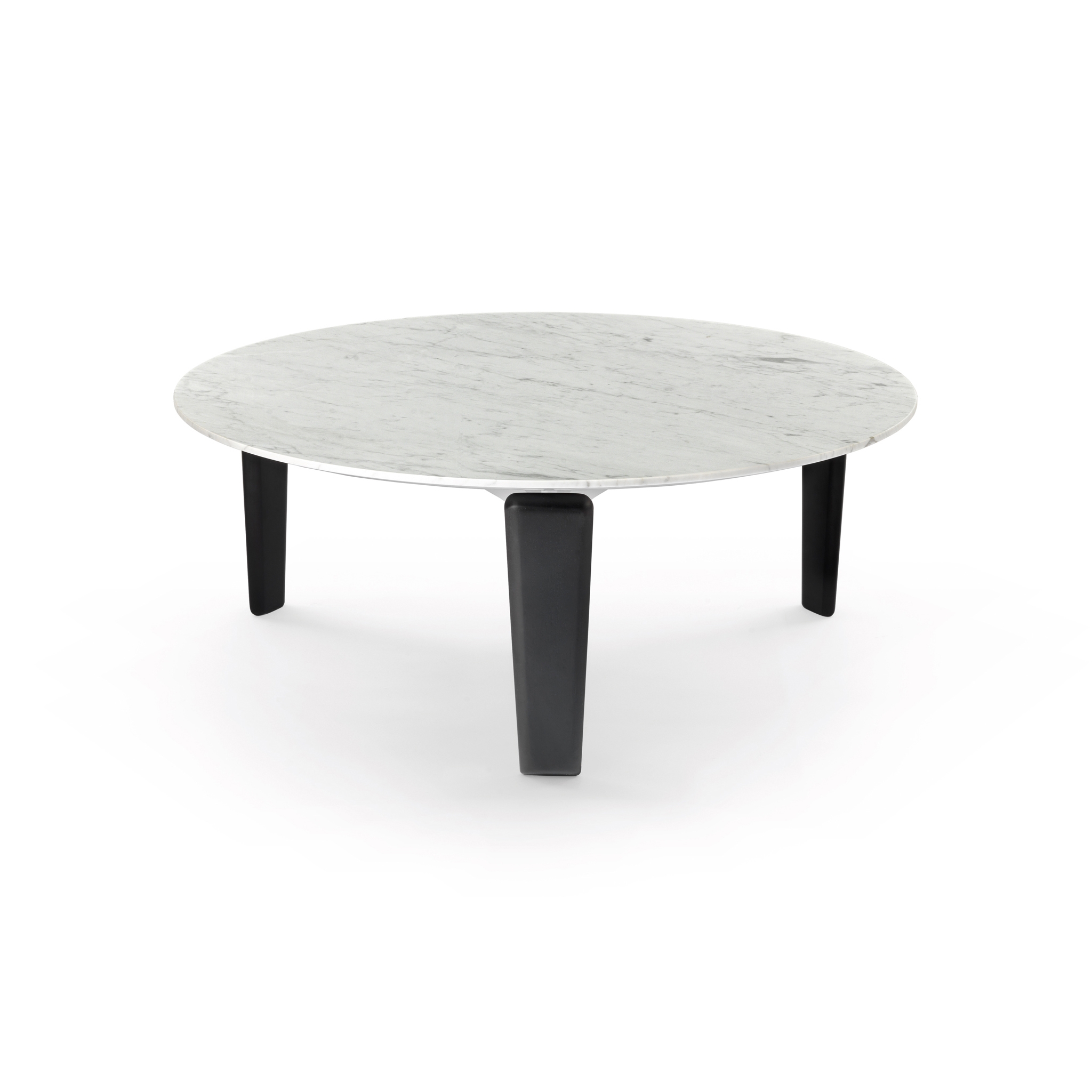 Tablet Small Table 80 H. 31 - Version with Carrara Marble Top