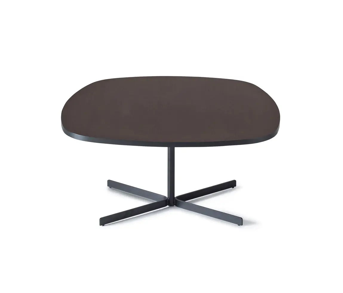 ARFLEX - Island Small Table 98x98 - Version with chocolate lacquered Top
