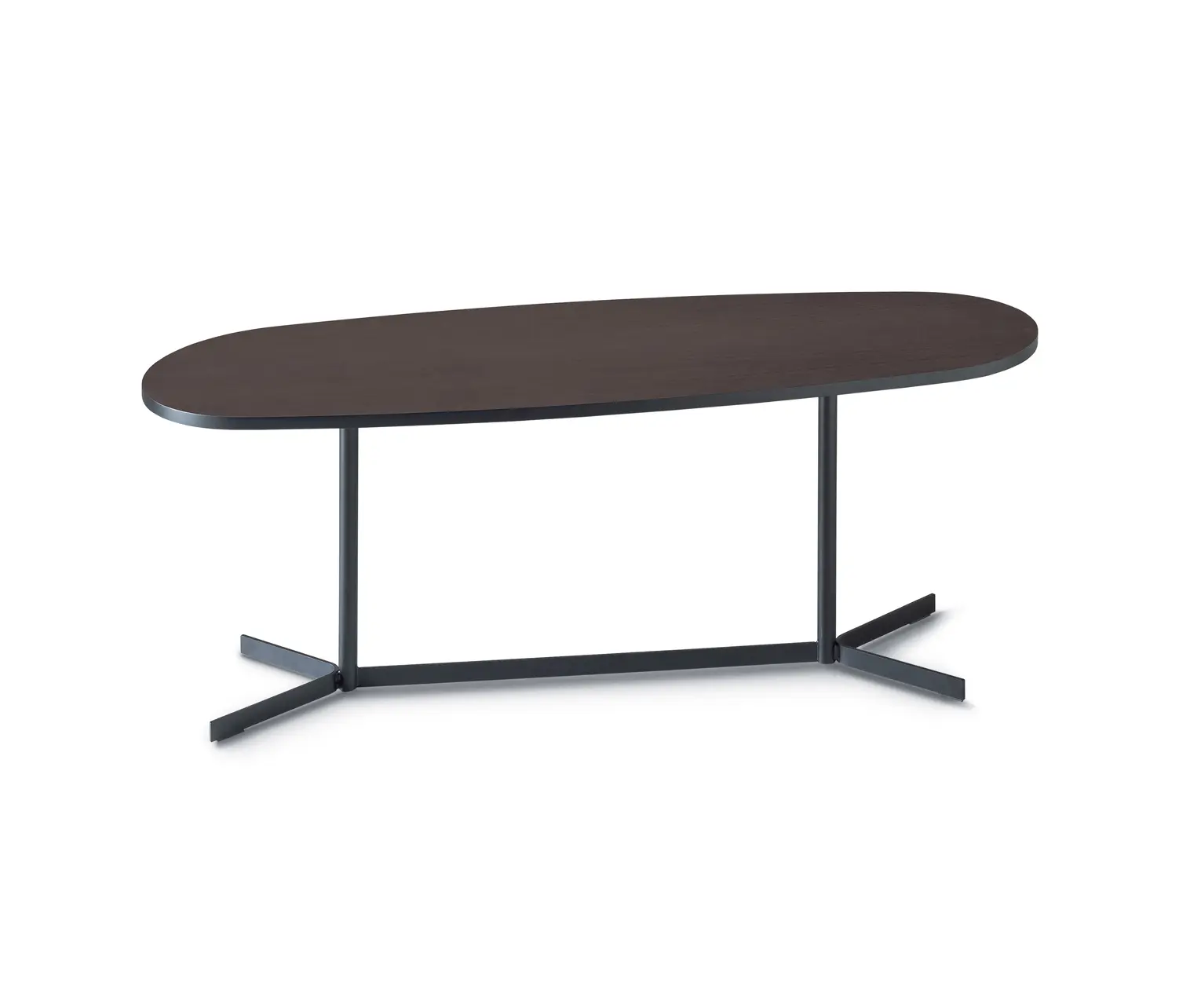 ARFLEX - Island Small Table 140x50 - Version with chocolate lacquered Top