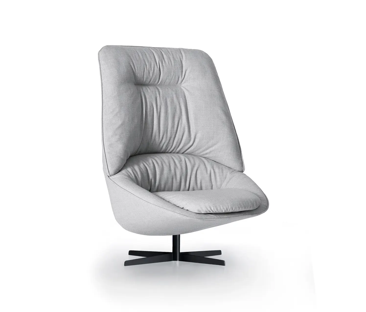 ARFLEX - Ladle Armchair - Medium Backrest/Swivel Spoke Base Version